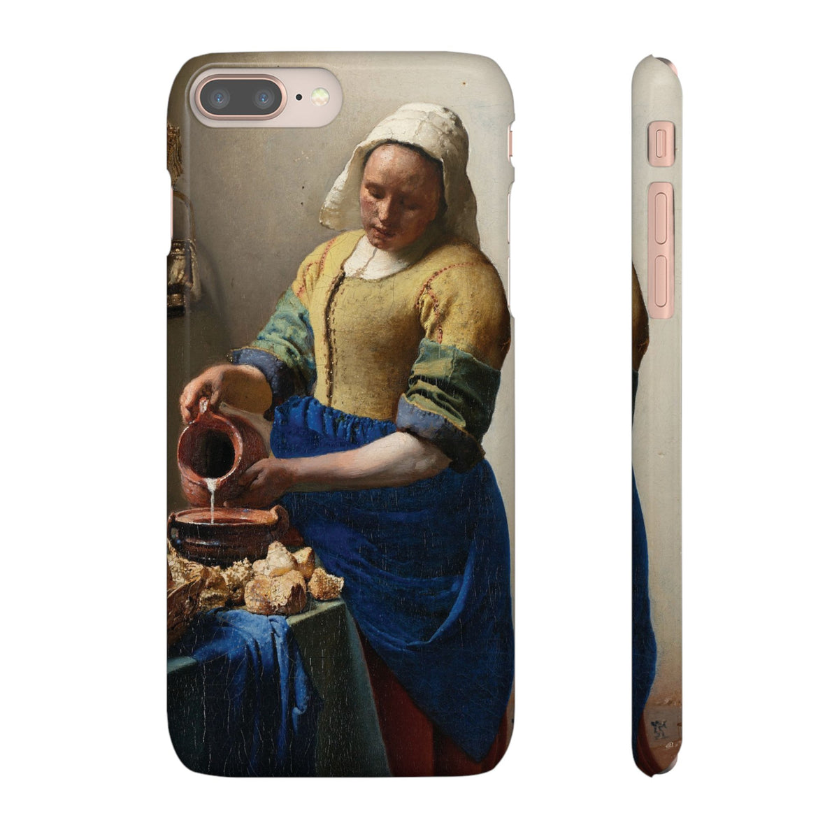 The Milkmaid by Johannes Vermeer - iPhone Slim Case