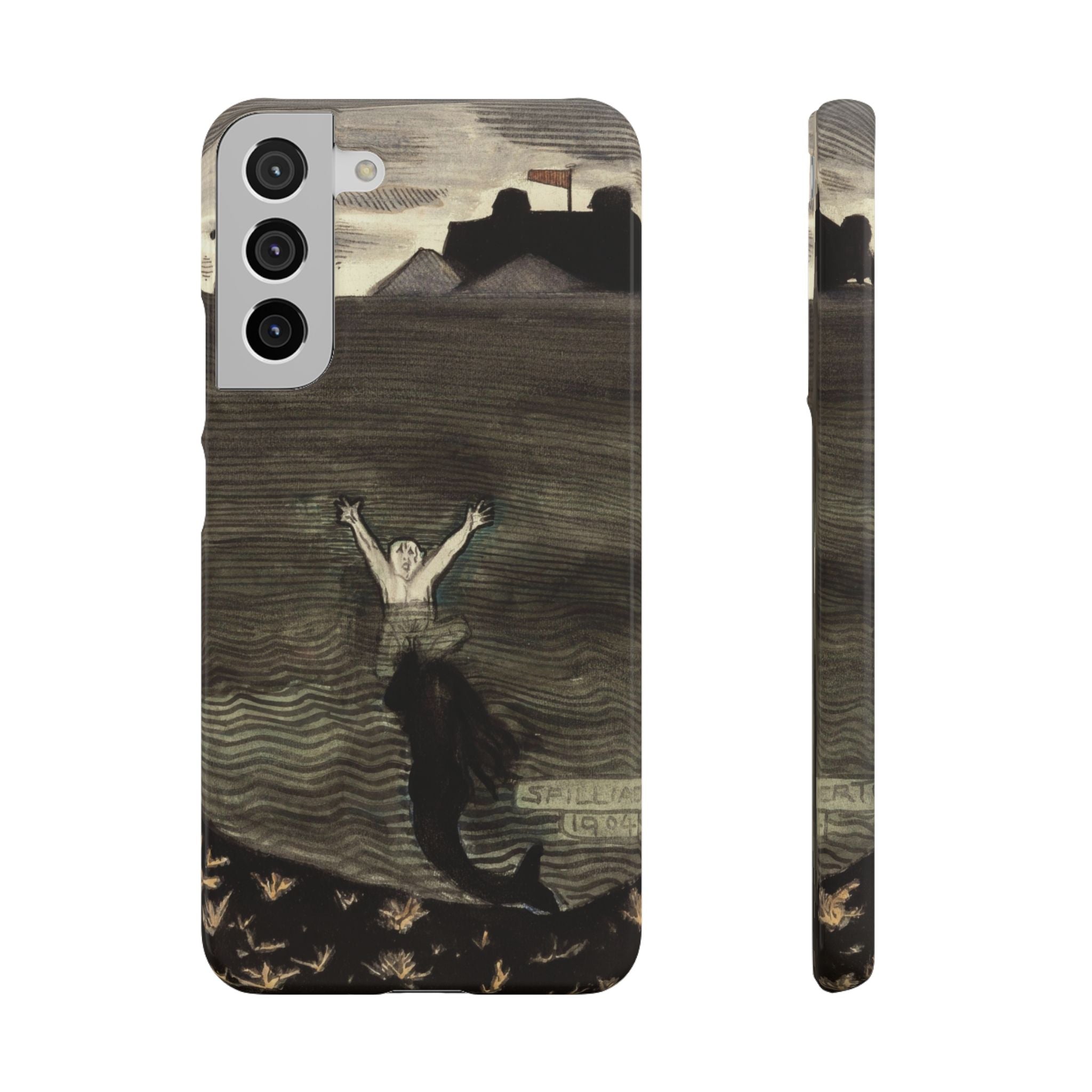 The Call of the Mermaid The Drowning by Leon Spilliaert - Samsung Slim Case