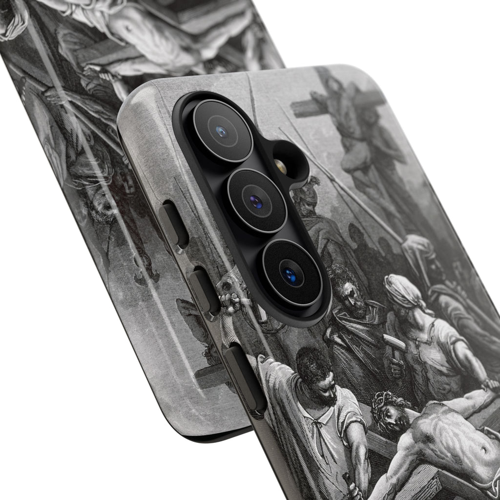 Crucifixion of Jesus by Gustave Doré - Samsung Tough Case