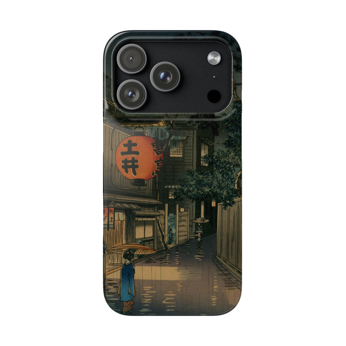 Evening at Ushigome by Tsuchiya Koitsu - iPhone Slim Case