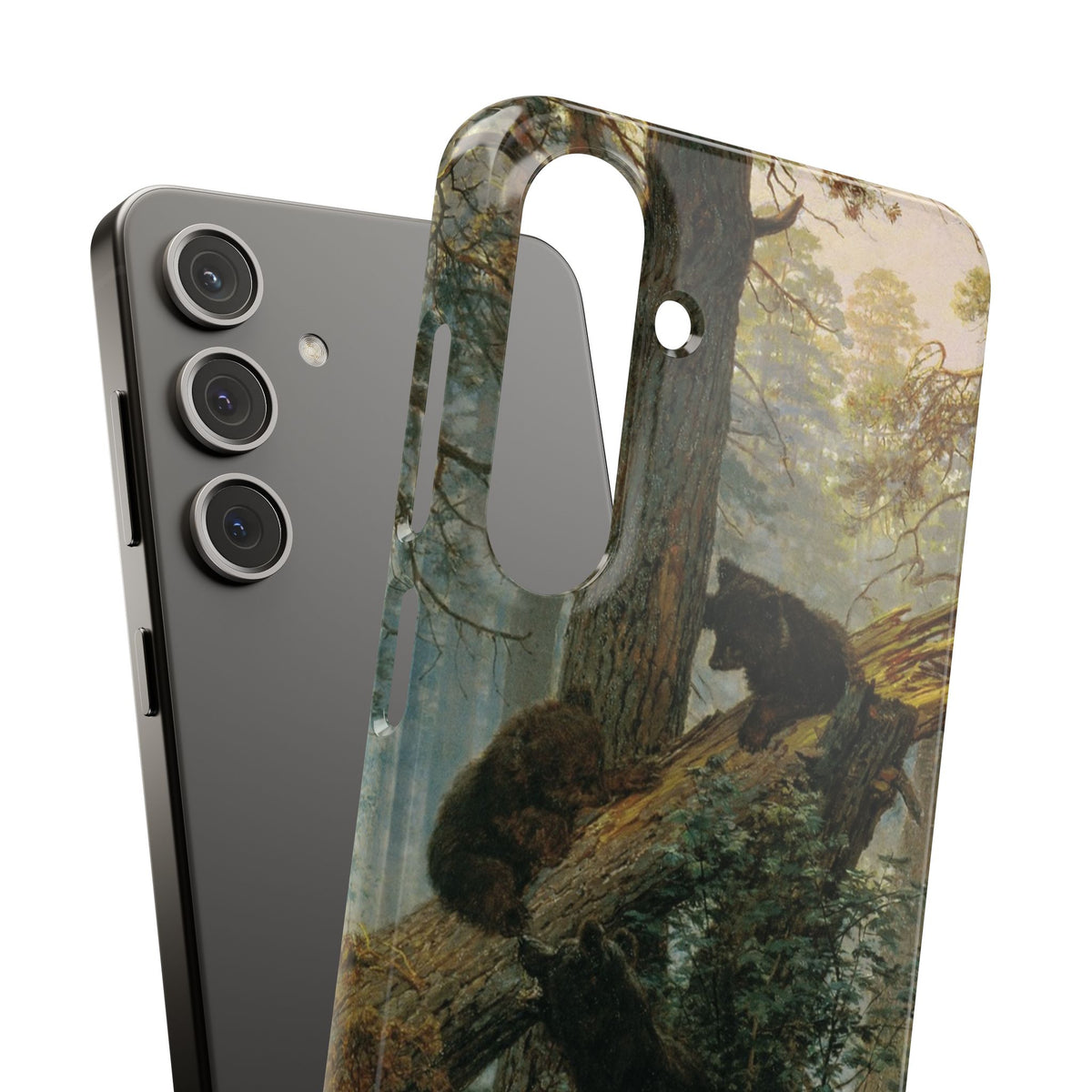 Morning in a Pine Forest by Ivan Ivanovich Shishkin - Samsung Slim Case