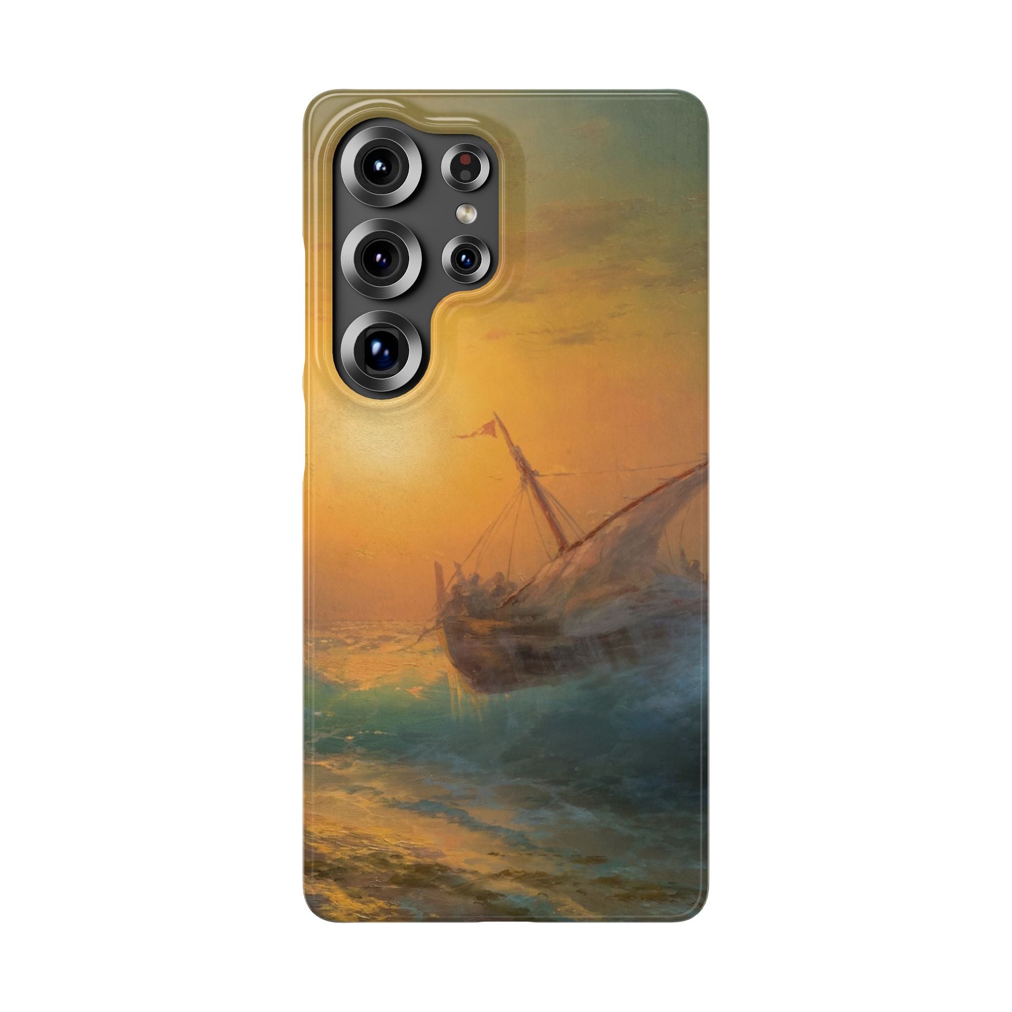 Stormy Sea at Sunset by Ivan Aivazovsky - Samsung Slim Case