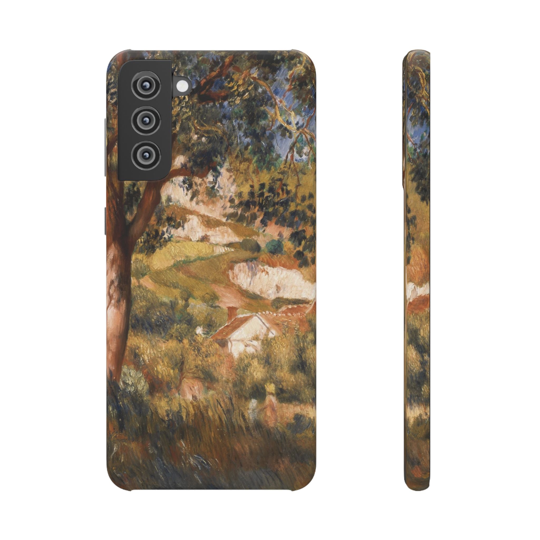 Paysage a La Roche Guyon by Pierre Auguste Renoir - Samsung Slim Case