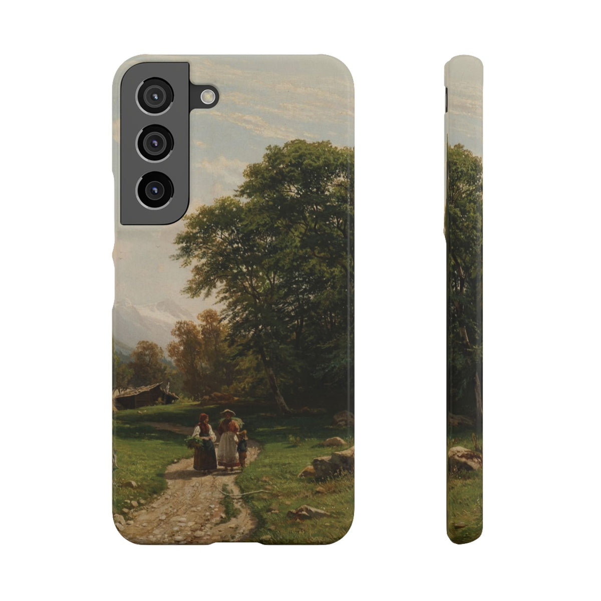 Swiss Landscape by Ivan Ivanovich Shishkin - Samsung Slim Case
