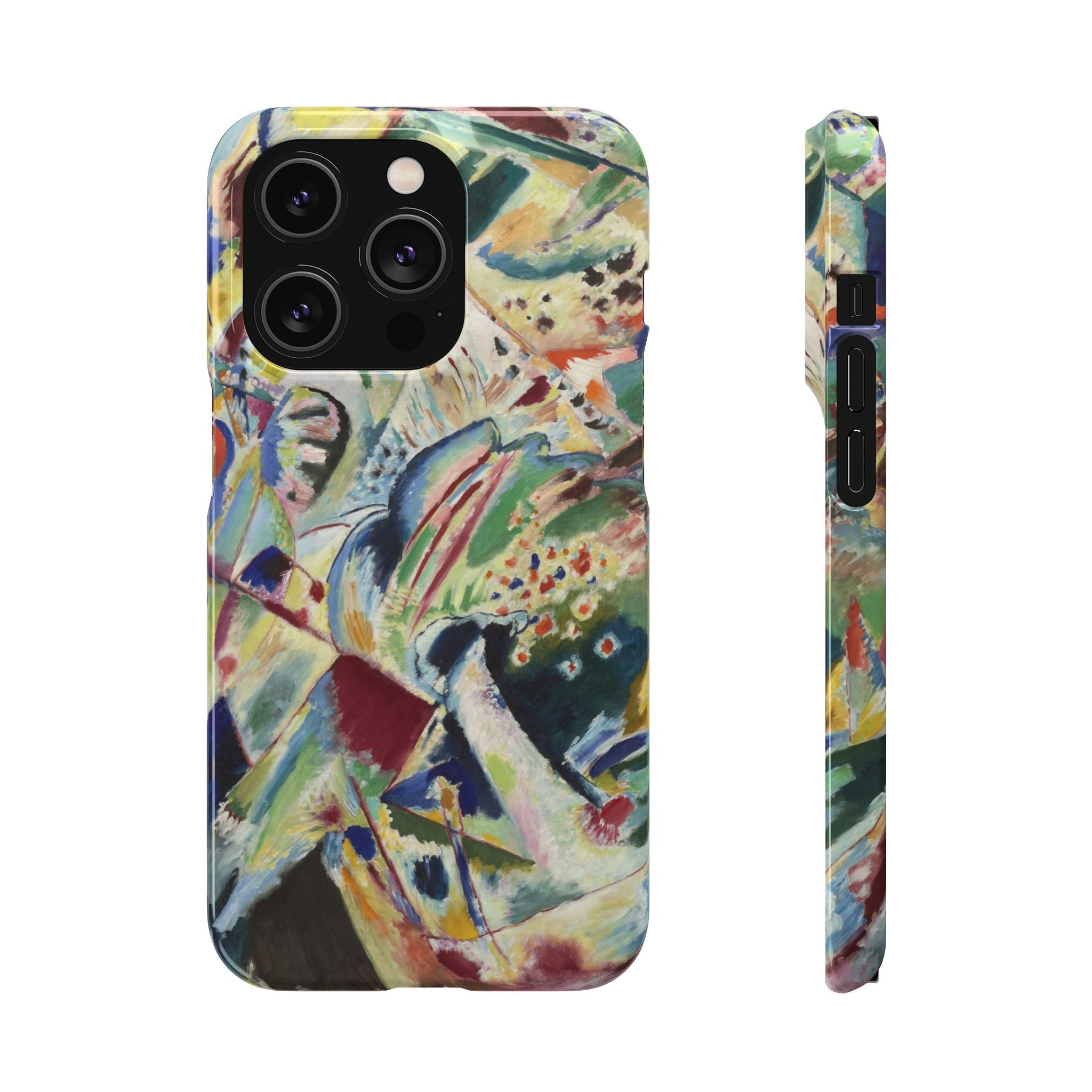 Panel for Edwin R. Campbell No. 4 by Vasily Kandinsky - iPhone Slim Case