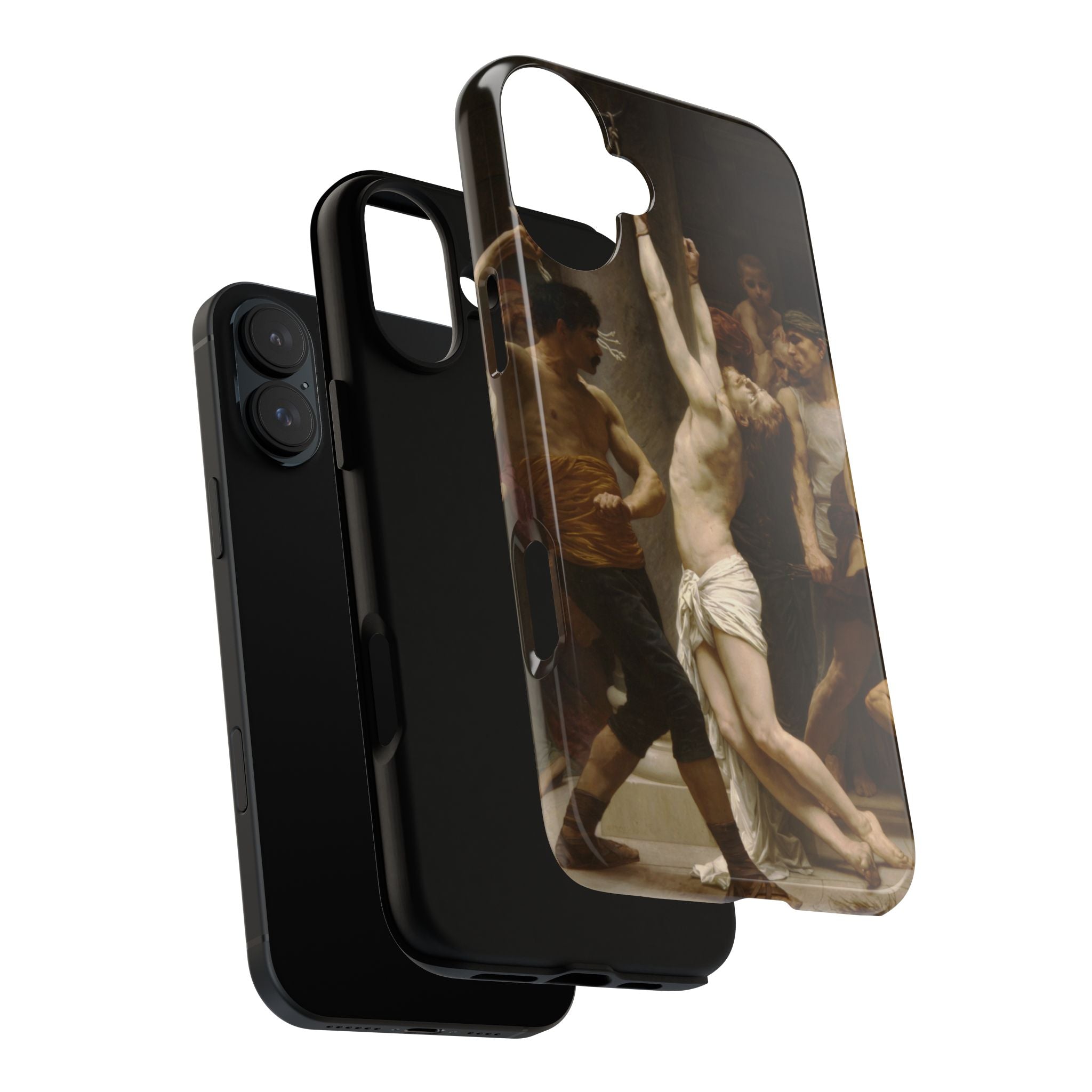 The Flagellation of Our Lord Jesus Christ by William-Adolphe Bouguereau - iPhone Tough Case