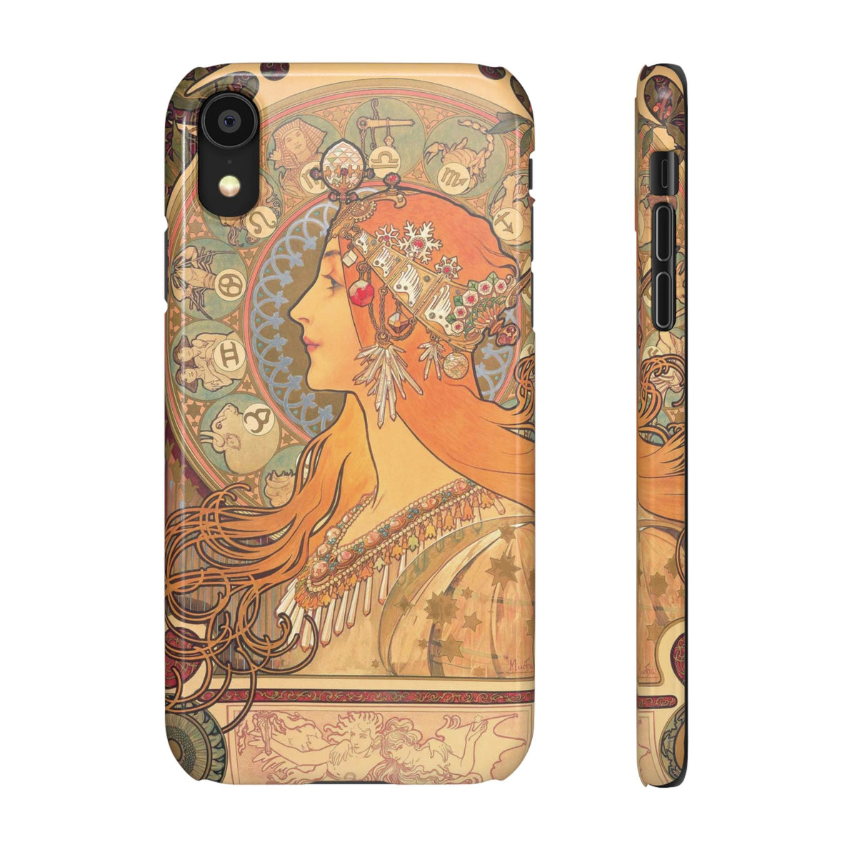 Zodiac by Alphonse Mucha - iPhone Slim Case