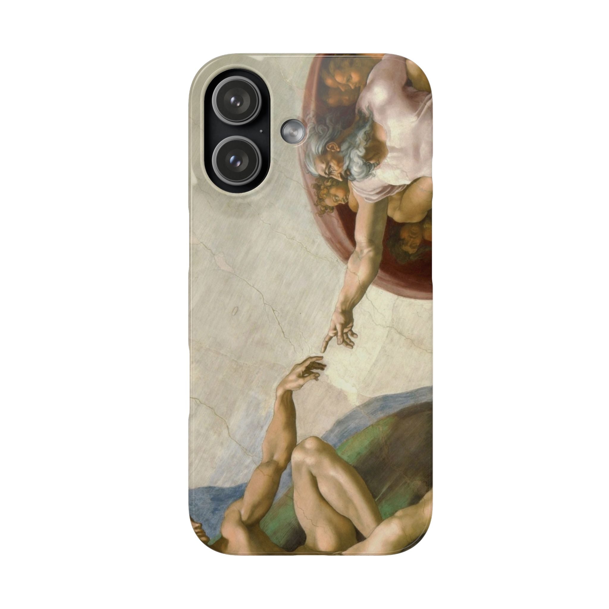 Creation of Adam by Michelangelo - iPhone Slim Case