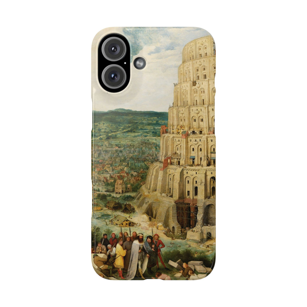The Tower of Babel by Pieter Bruegel the Elder - iPhone Slim Case