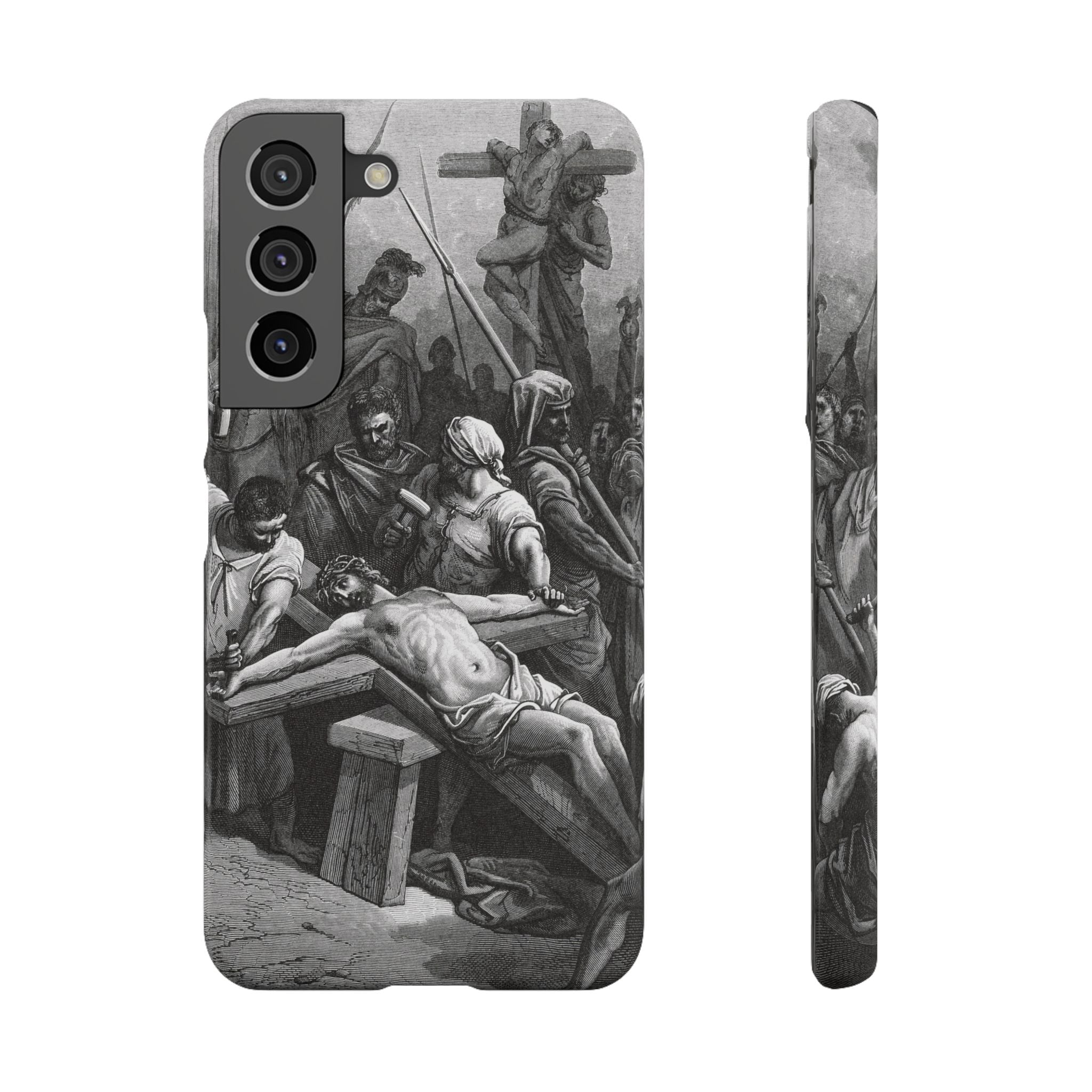 Crucifixion of Jesus by Gustave Doré - Samsung Slim Case