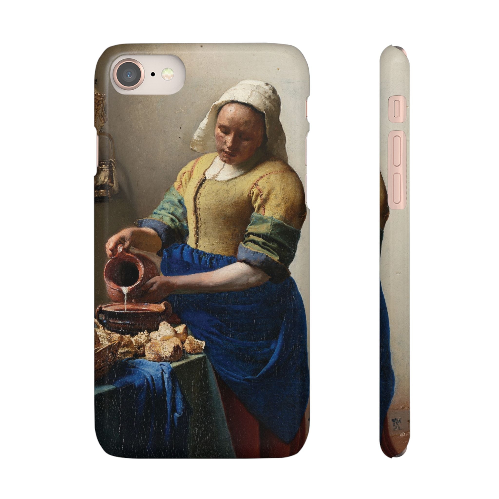 The Milkmaid by Johannes Vermeer - iPhone Slim Case