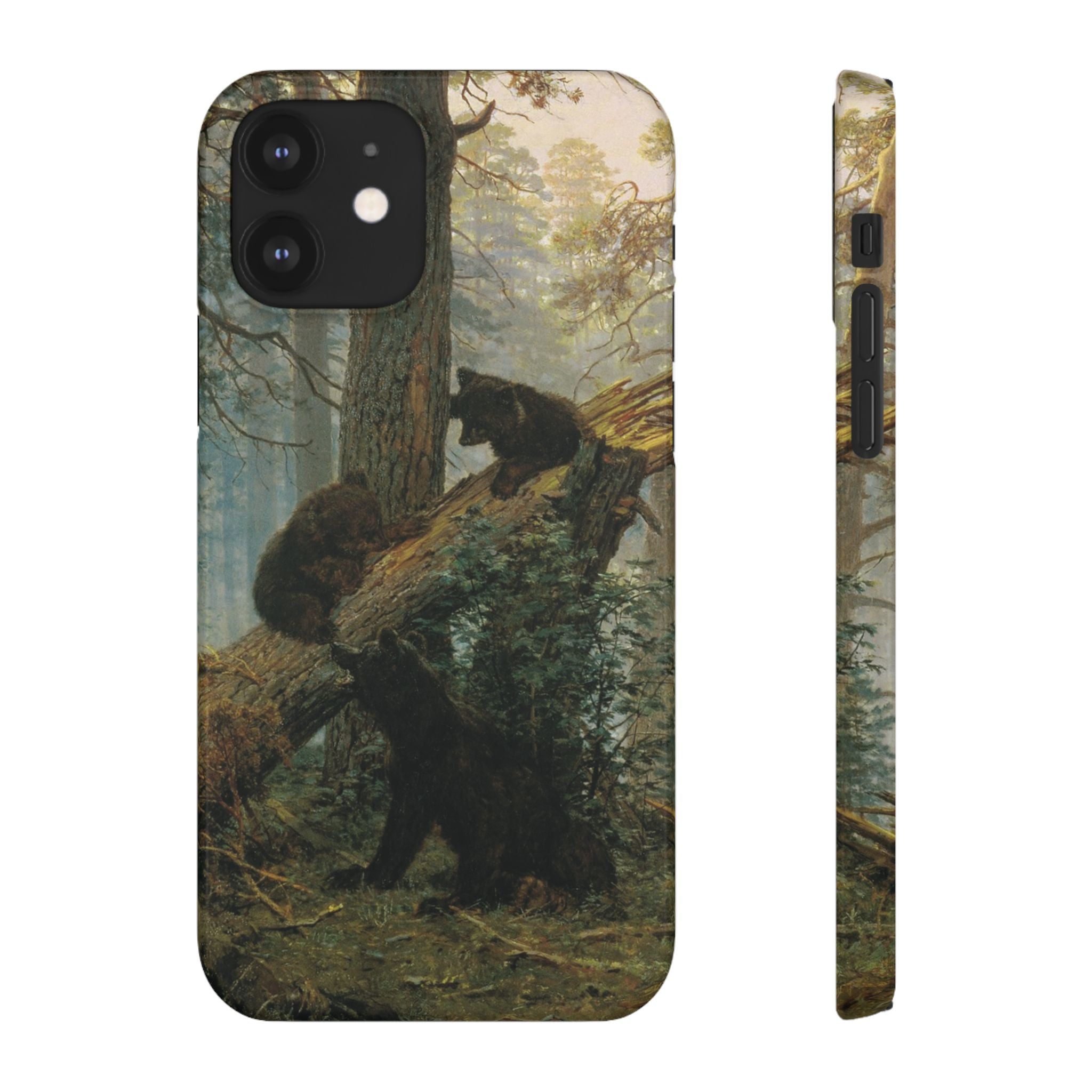 Morning in a Pine Forest by Ivan Ivanovich Shishkin - iPhone Slim Case