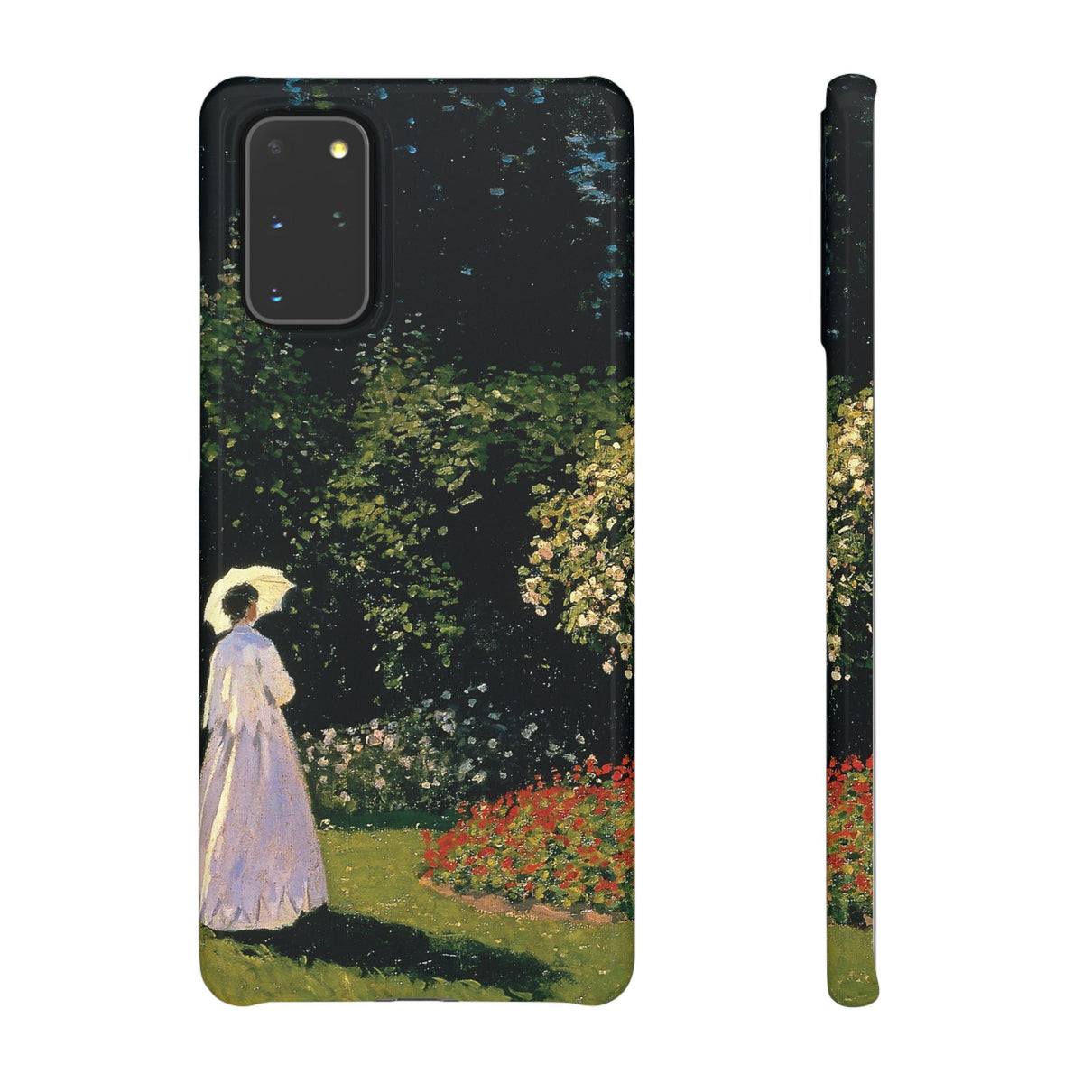 Woman in the Garden by Claude Monet - Samsung Slim Case