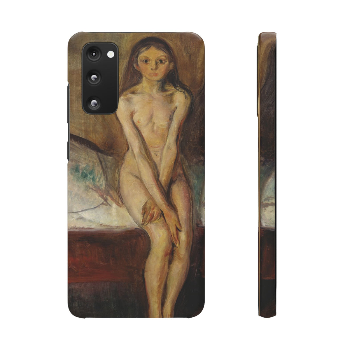 Puberty by Edvard Munch - Samsung Slim Case