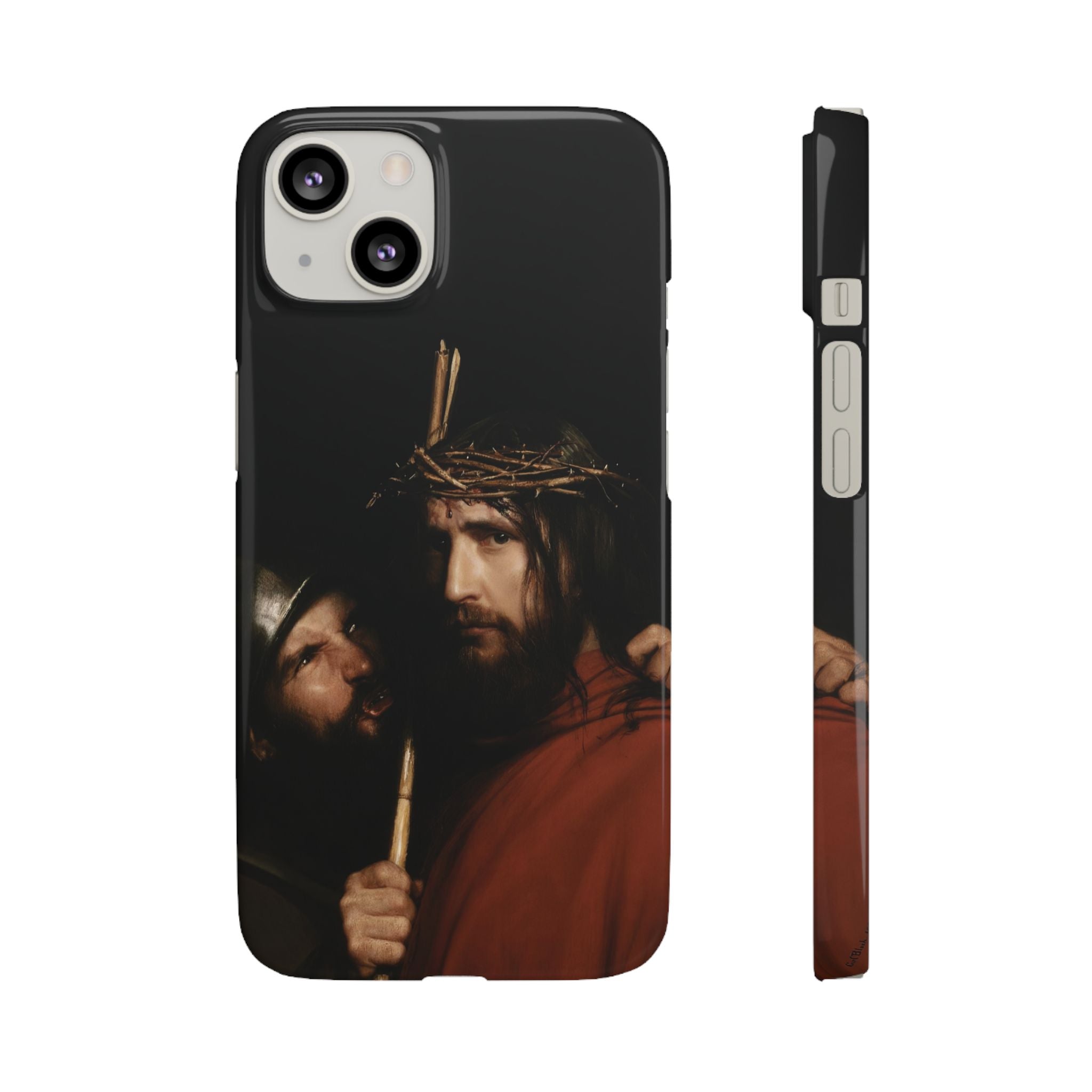 The Mocking of Christ by Carl Bloch - iPhone Slim Case