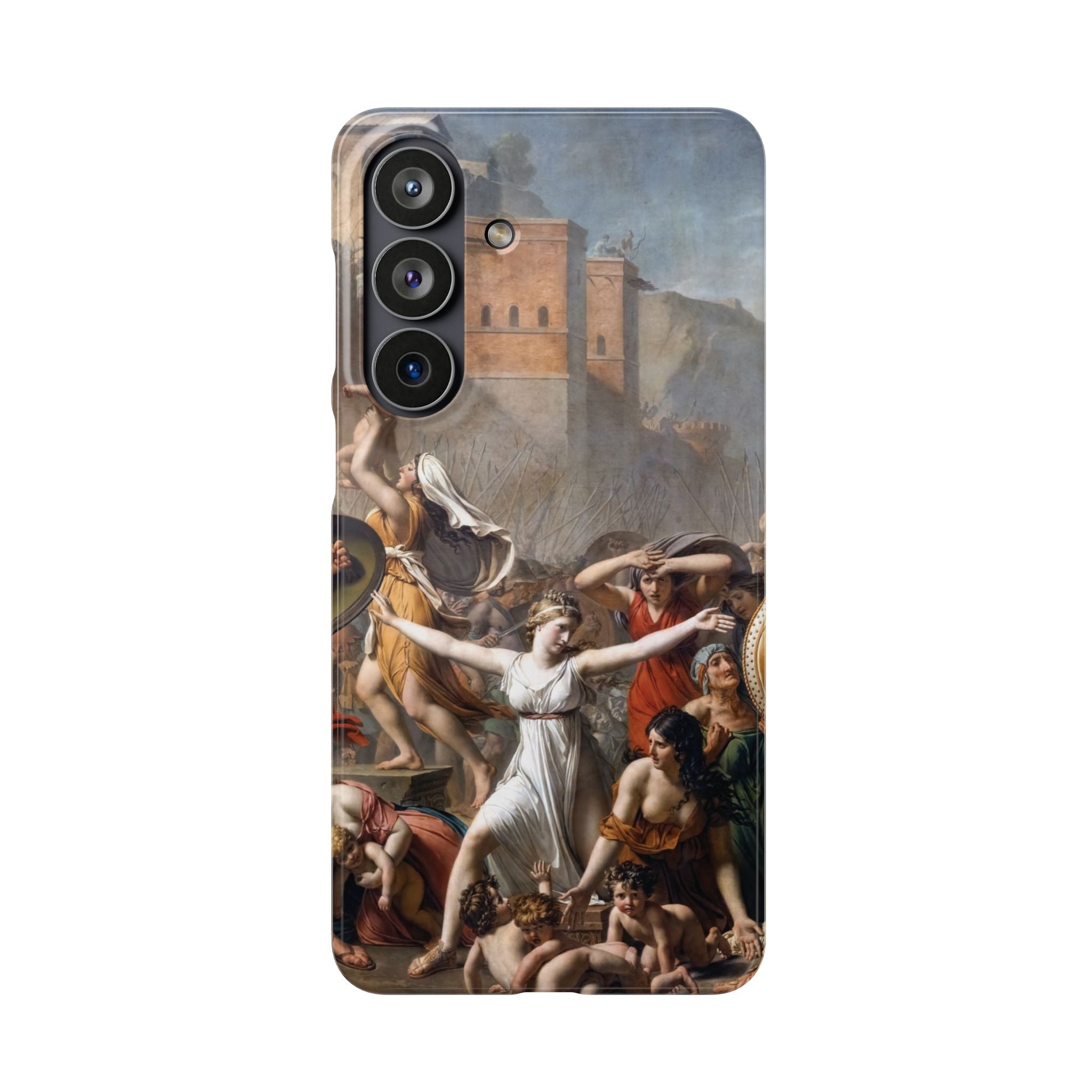 The Intervention of the Sabine Women by Jacques-Louis David - Samsung Slim Case