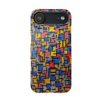 Composition by Piet Mondrian - iPhone Slim Case