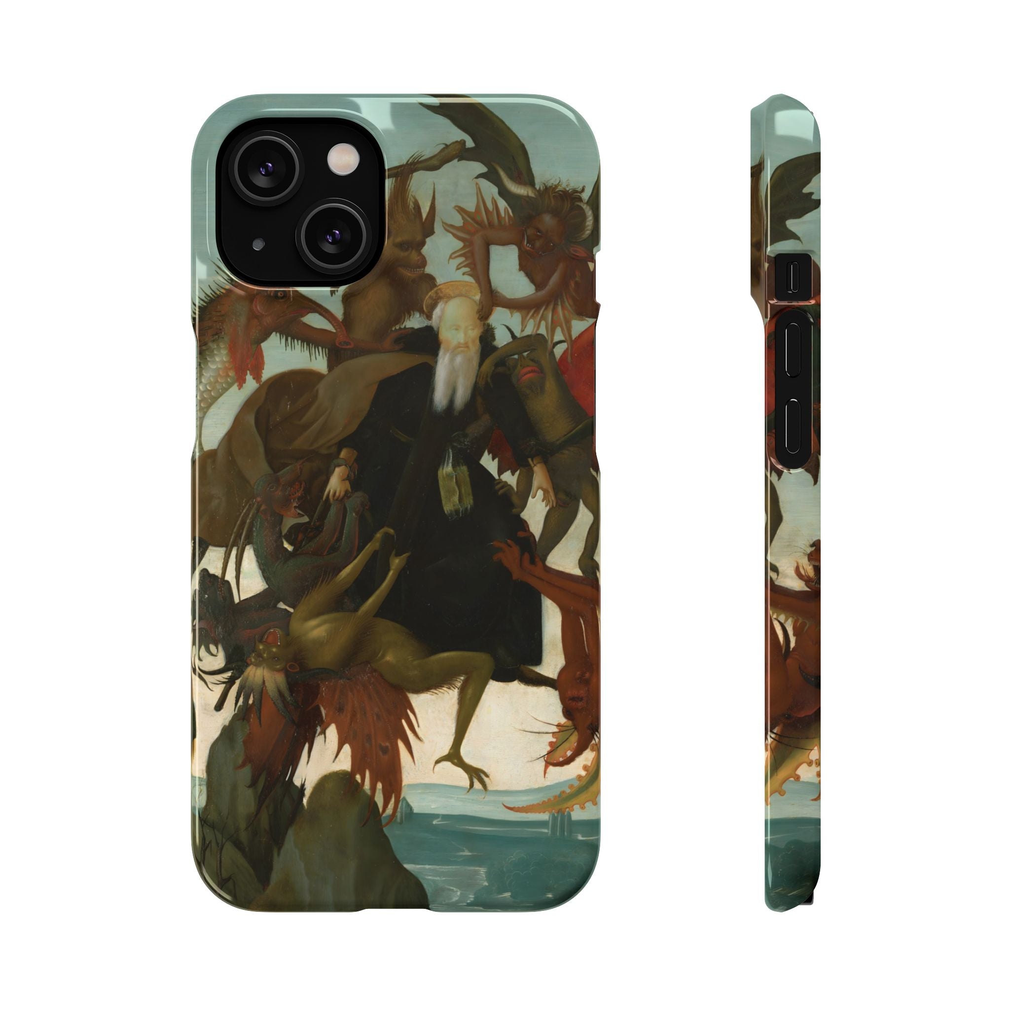 The Torment of Saint Anthony by Michelangelo Buonarroti - iPhone Slim Case