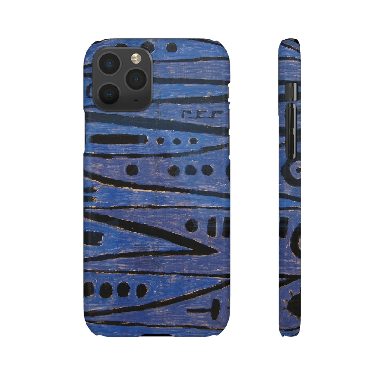 Heroic strokes of the bow by Paul Klee - iPhone Slim Case