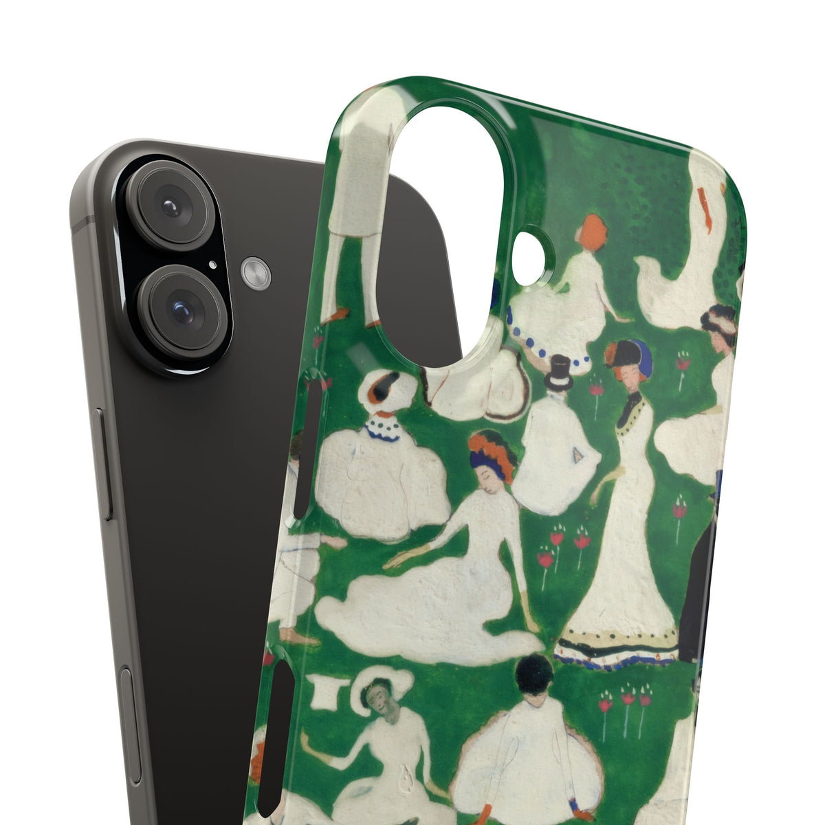 Rest Society in Top Hats by Kazimir Malevich - iPhone Slim Case