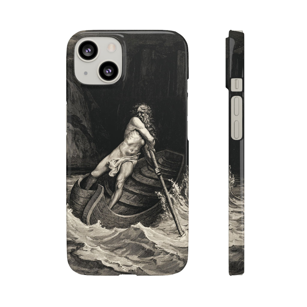 Canto III - Charon by Gustave Doré - iPhone Slim Case