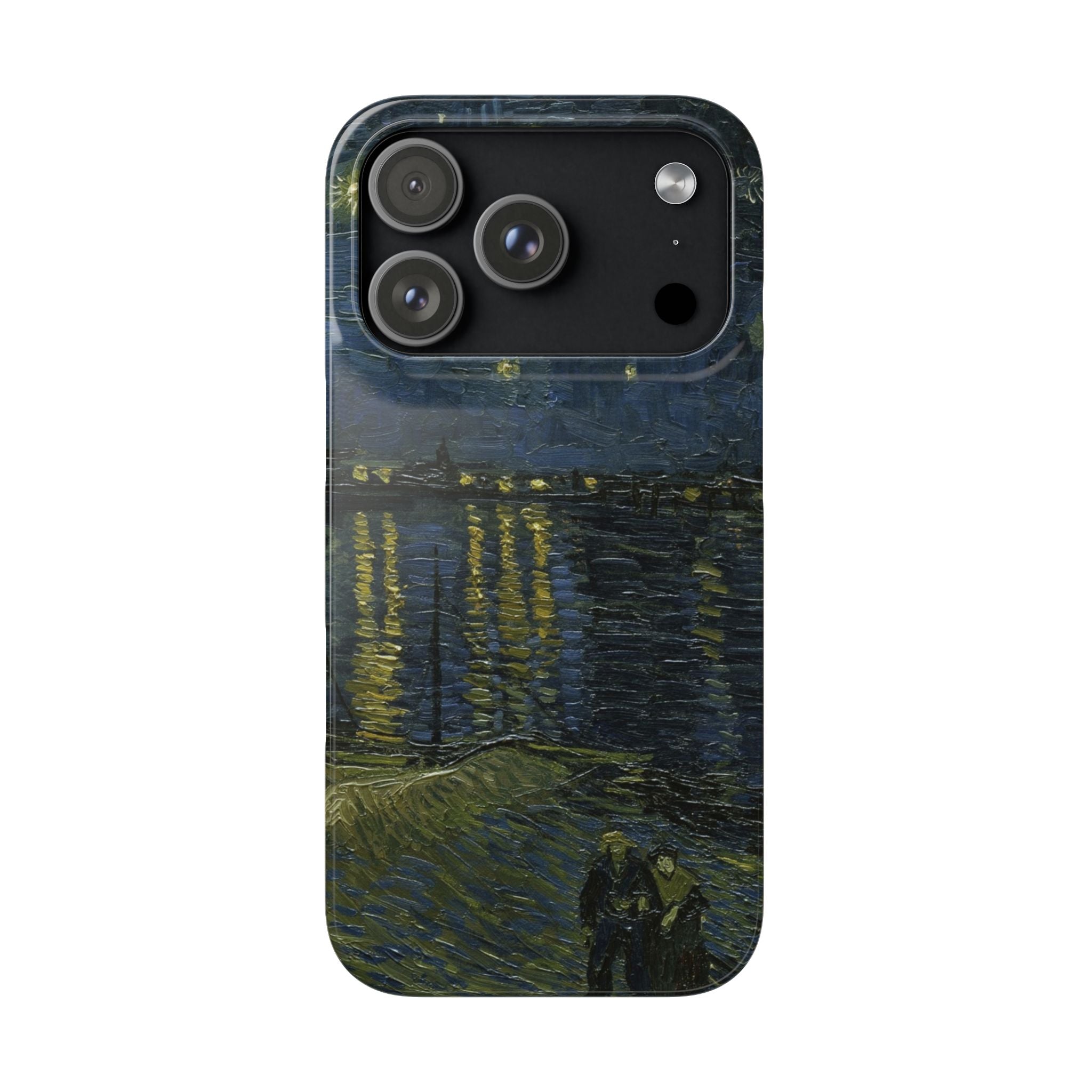 Starry Night  Over the Rhône by Van Gogh - iPhone Slim Case