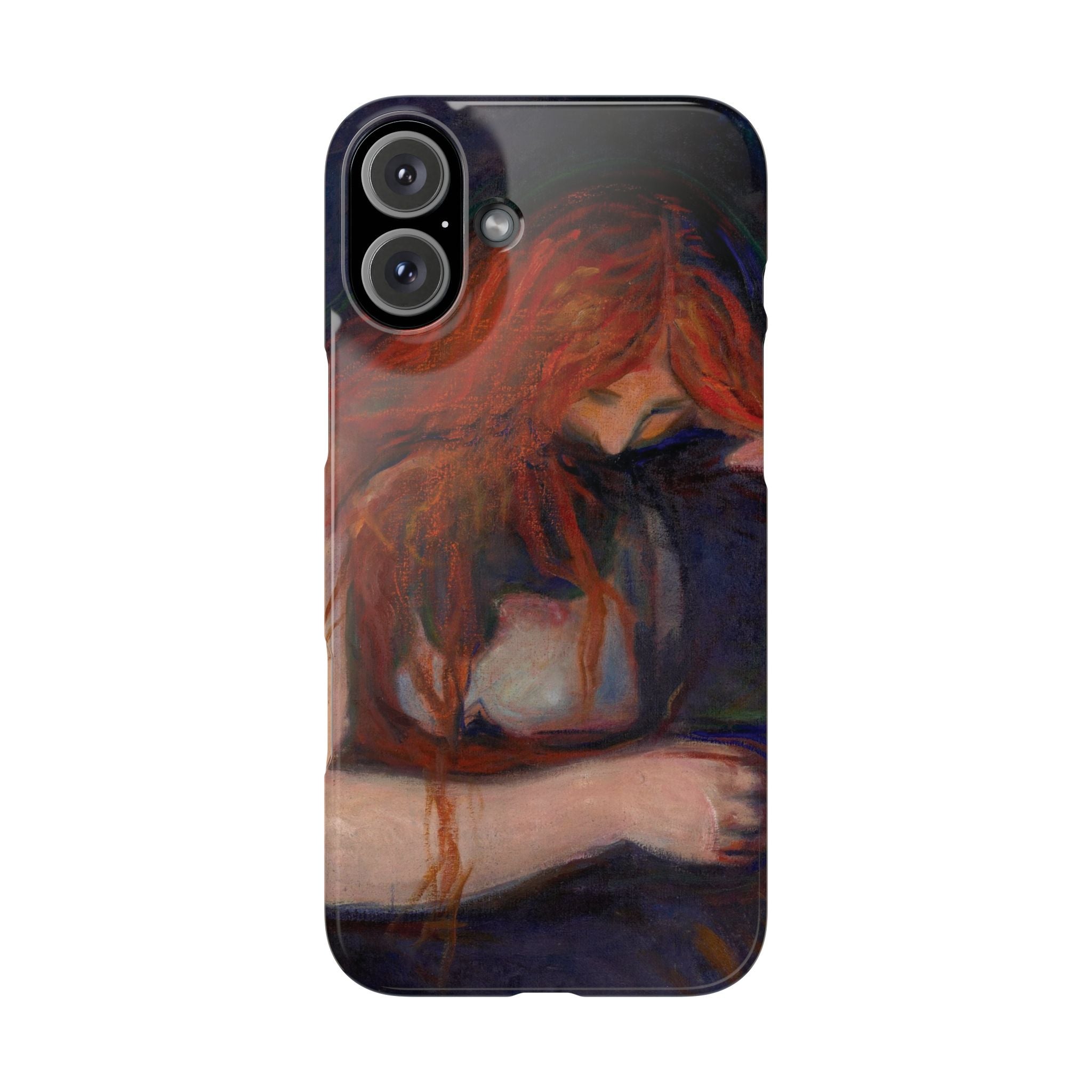 Vampire by Edvard Munch - iPhone Slim Case