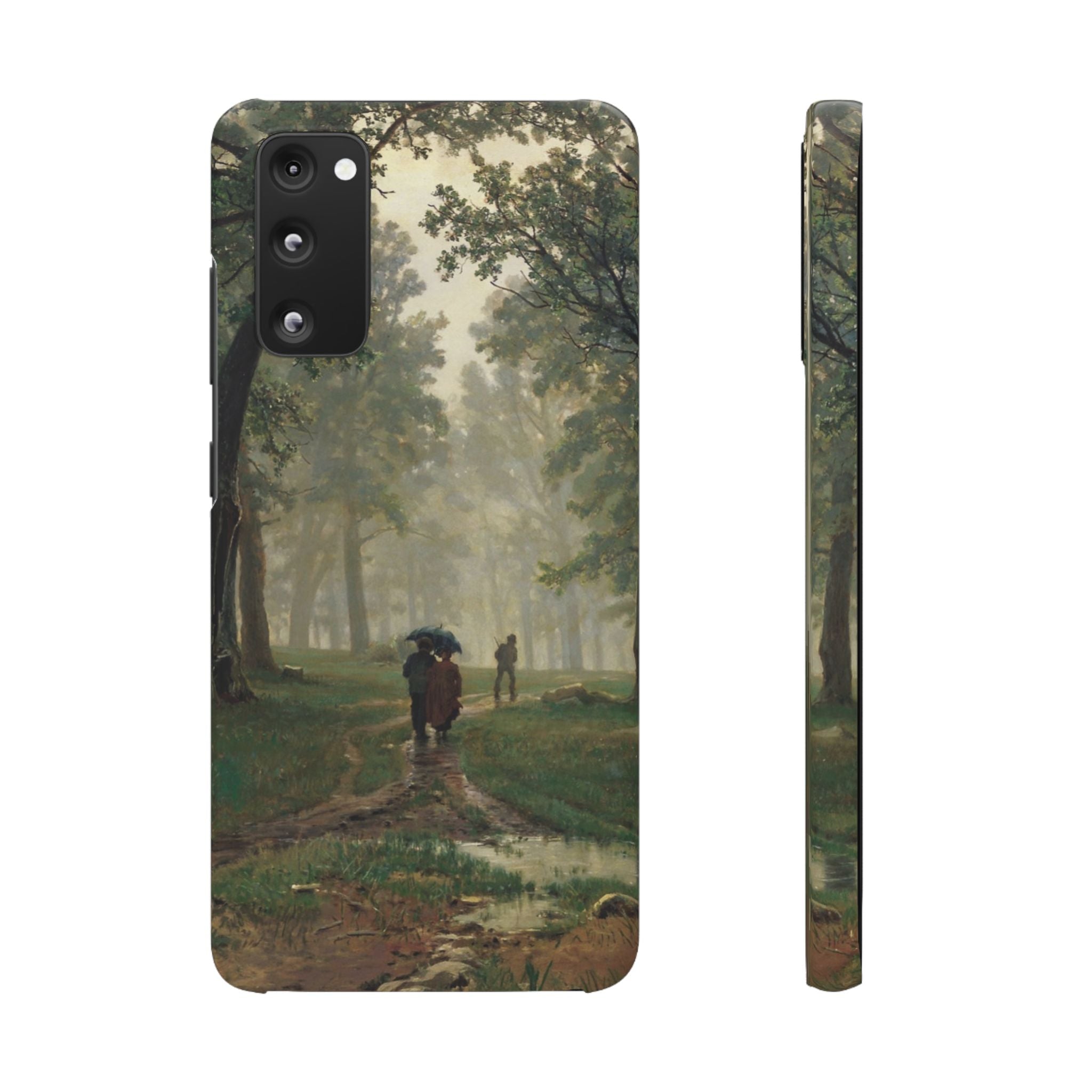 Rain in an Oak Forest by Ivan Ivanovich Shishkin - Samsung Slim Case