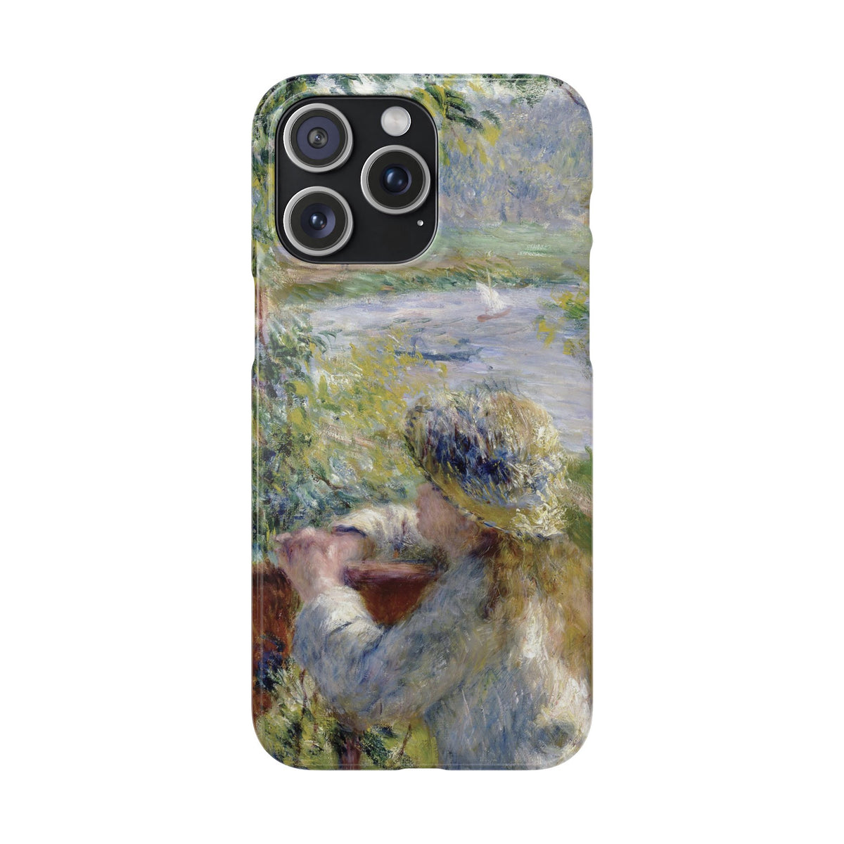 By the Water by Pierre Auguste Renoir - iPhone Slim Case