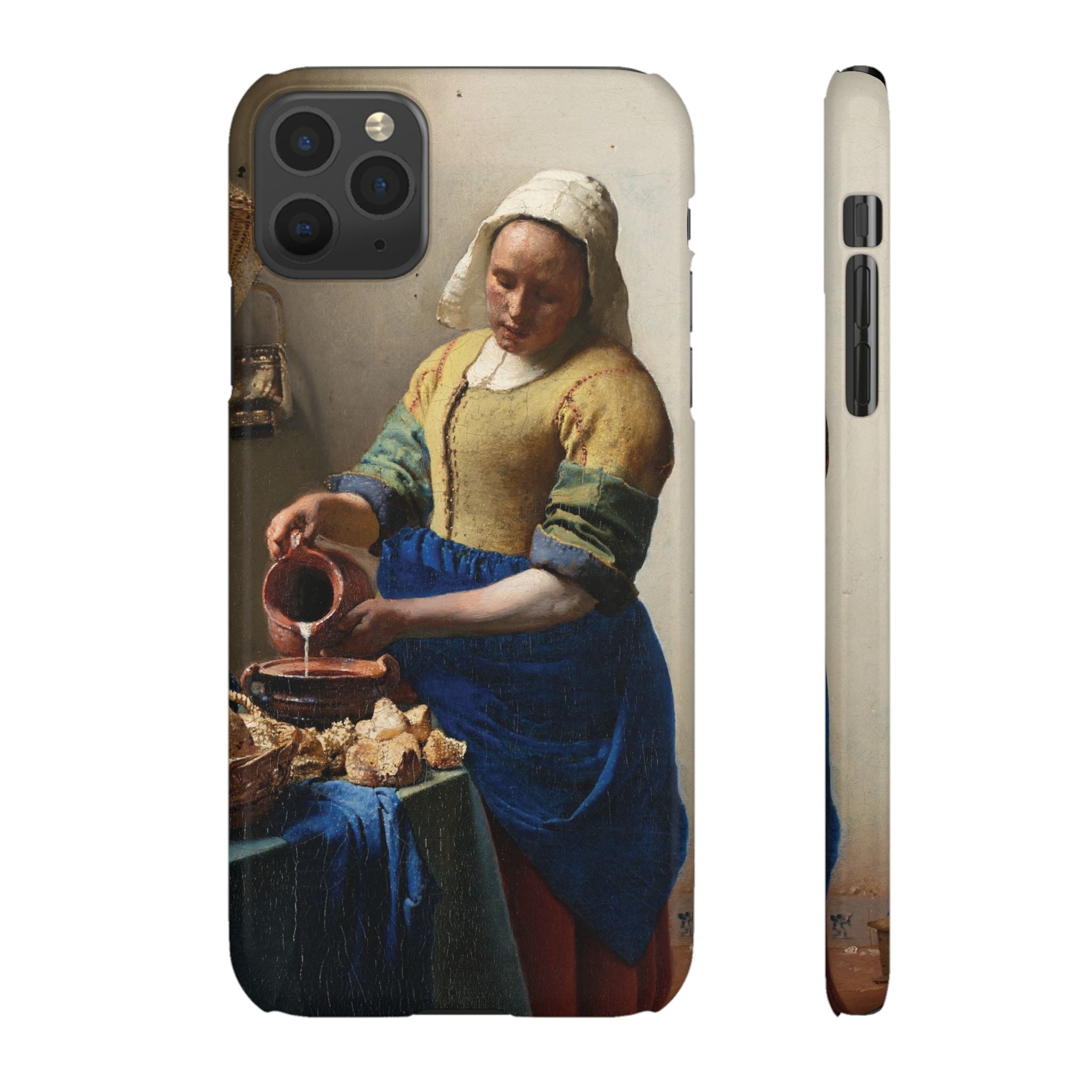 The Milkmaid by Johannes Vermeer - iPhone Slim Case