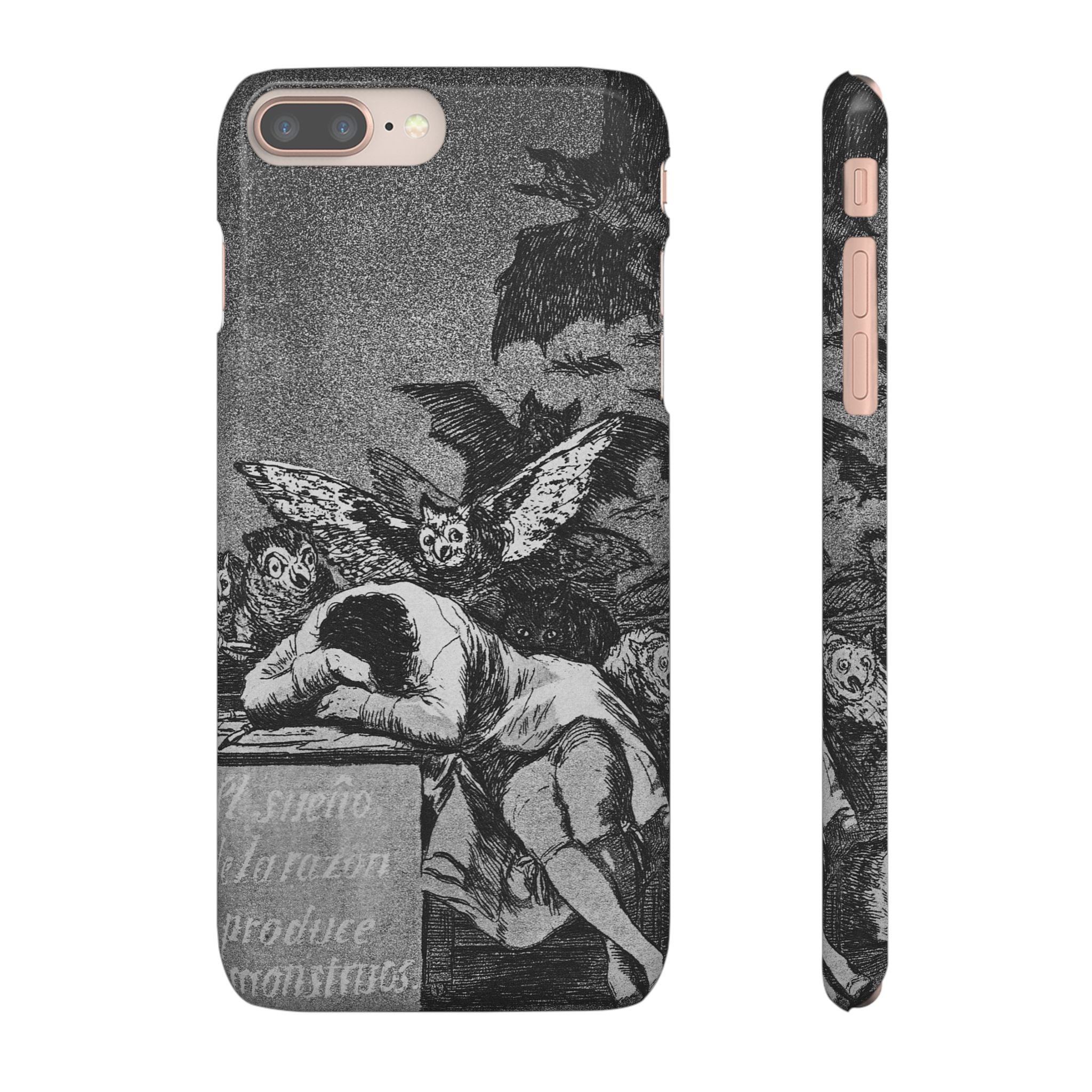 The Sleep of Reason Produces Monsters by Francisco Goya - iPhone Slim Case