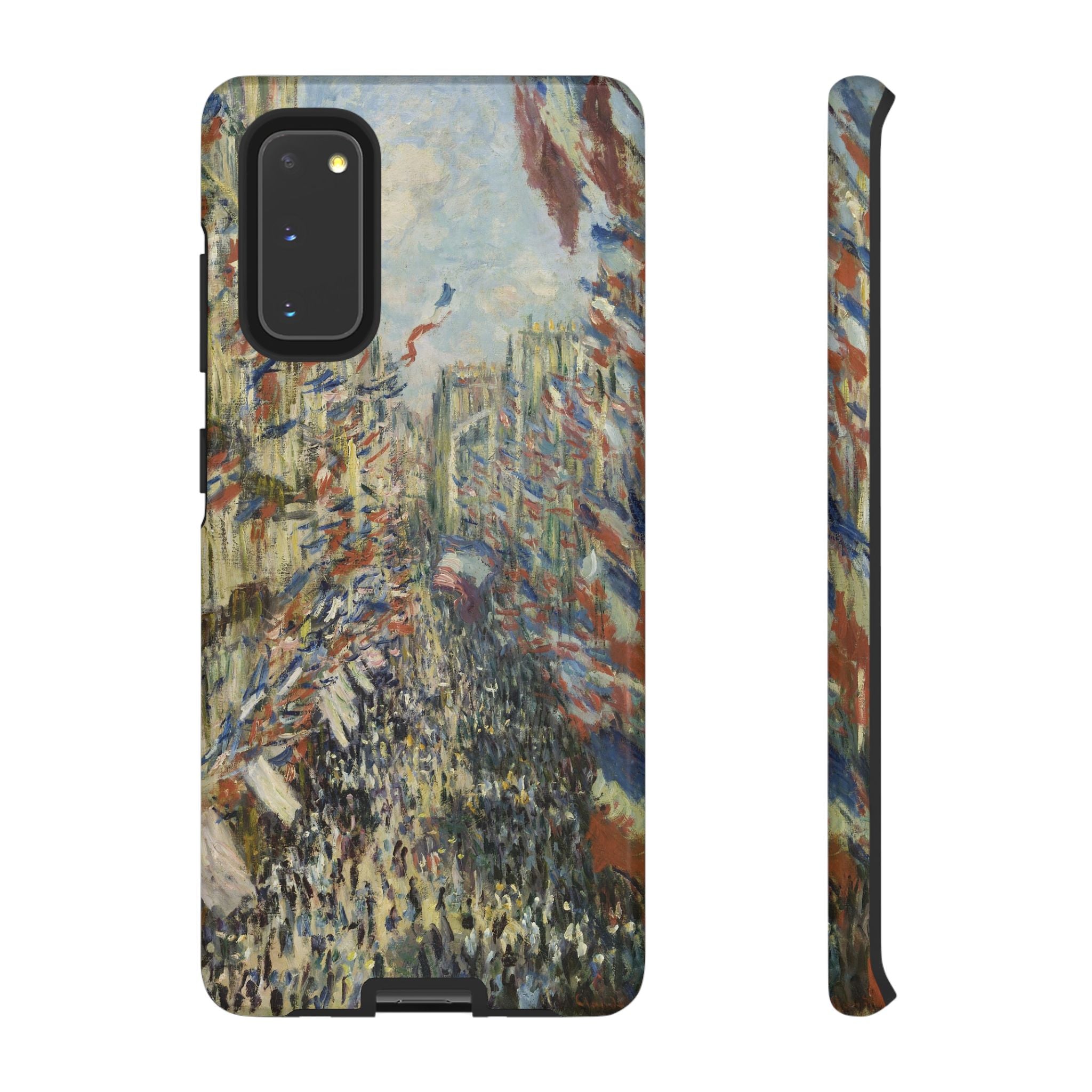 The Rue Montorgueil in Paris by Claude Monet - Samsung Tough Case