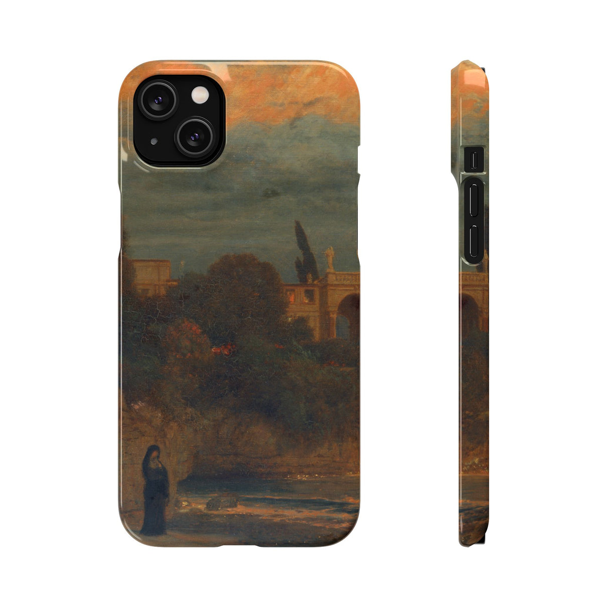 Villa by the Sea by Arnold Böcklin - iPhone Slim Case