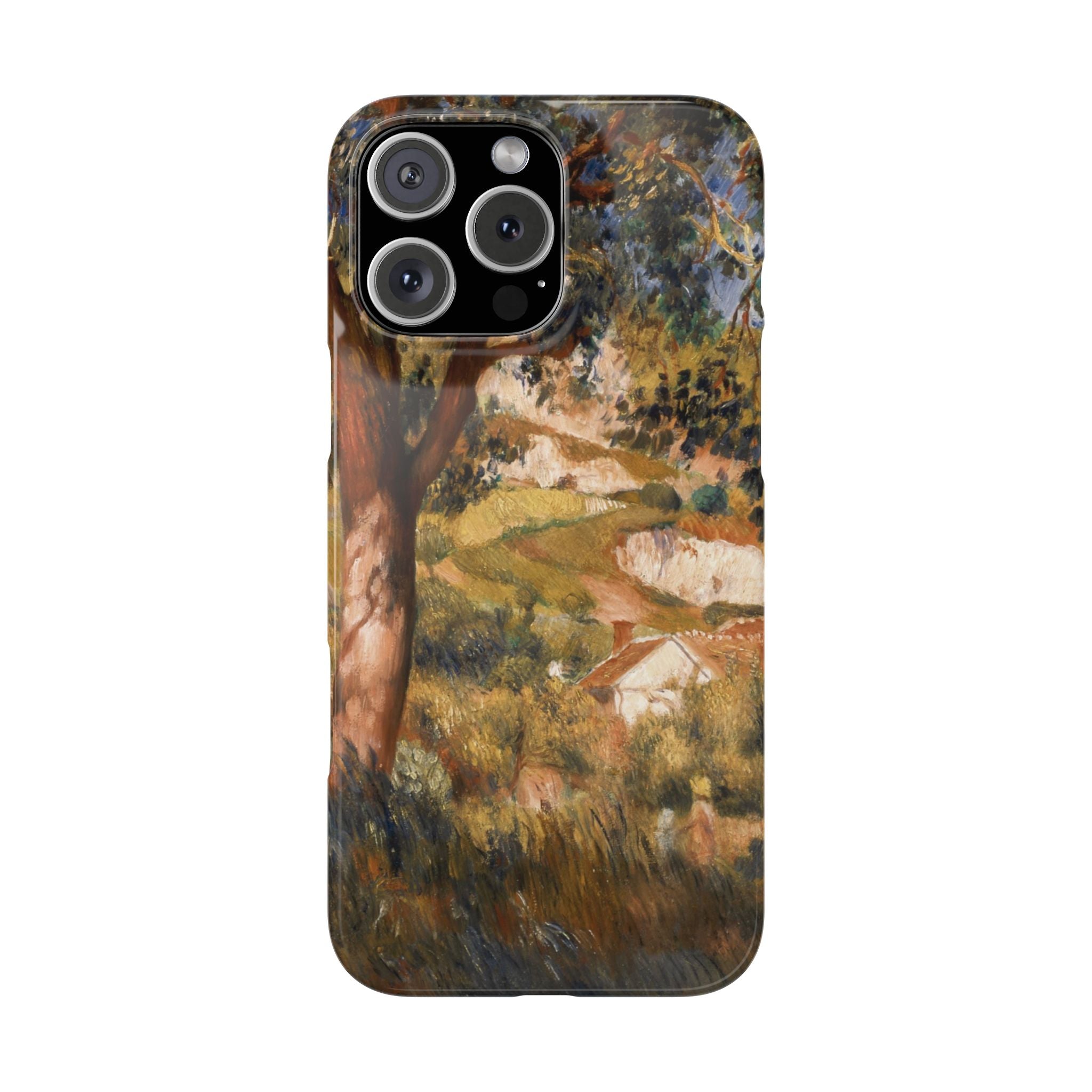 Paysage a La Roche Guyon by Pierre Auguste Renoir - iPhone Slim Case