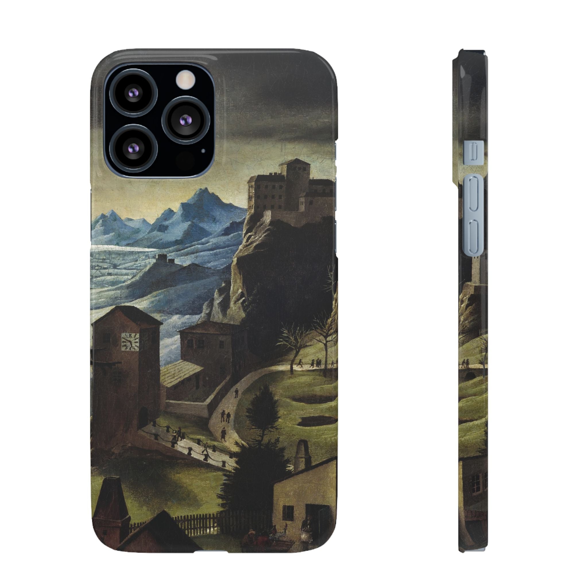 Landschaft mit Burg by Franz Sedlacek - iPhone Slim Case