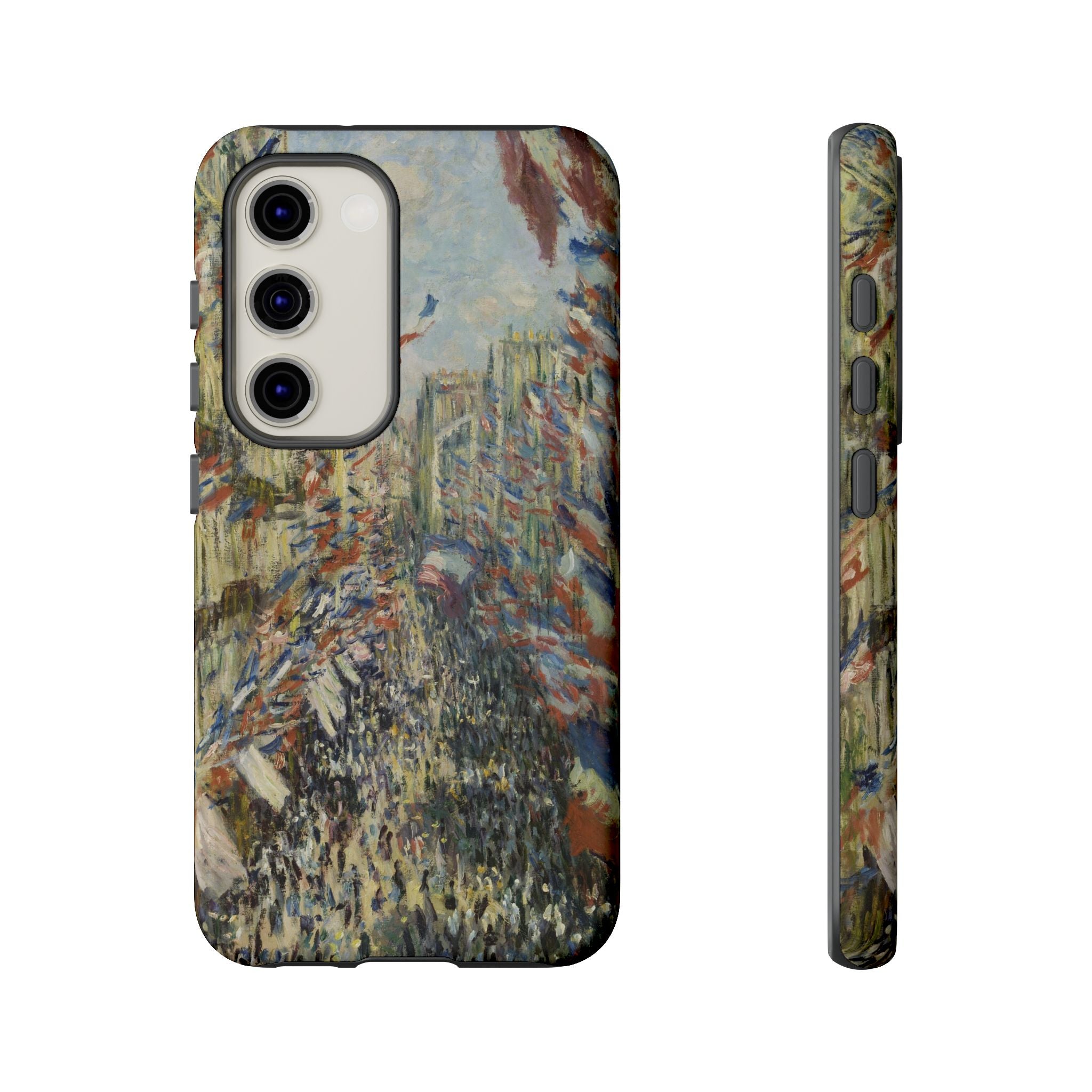 The Rue Montorgueil in Paris by Claude Monet - Samsung Tough Case