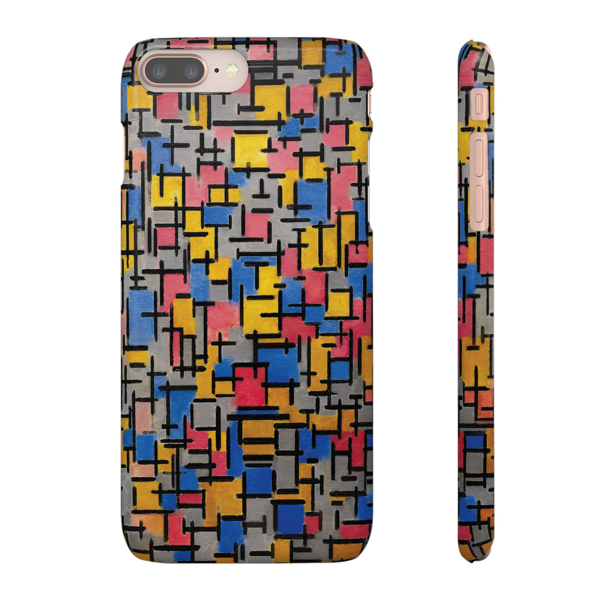 Composition by Piet Mondrian - iPhone Slim Case