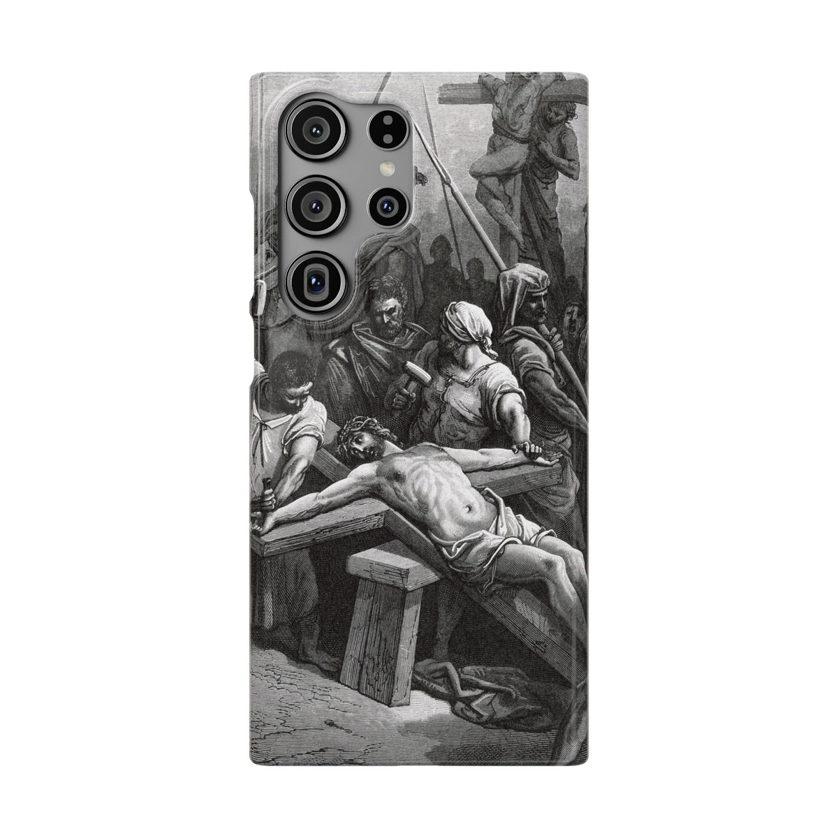 Crucifixion of Jesus by Gustave Doré - Samsung Slim Case