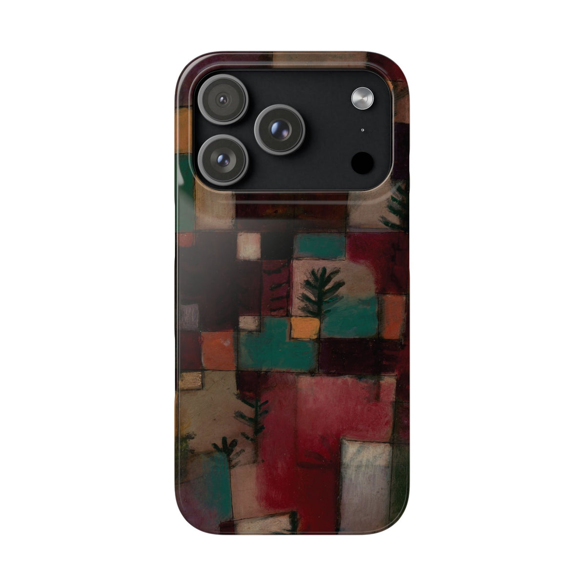 Redgreen and Violet-Yellow Rhythms by Paul Klee - iPhone Slim Case