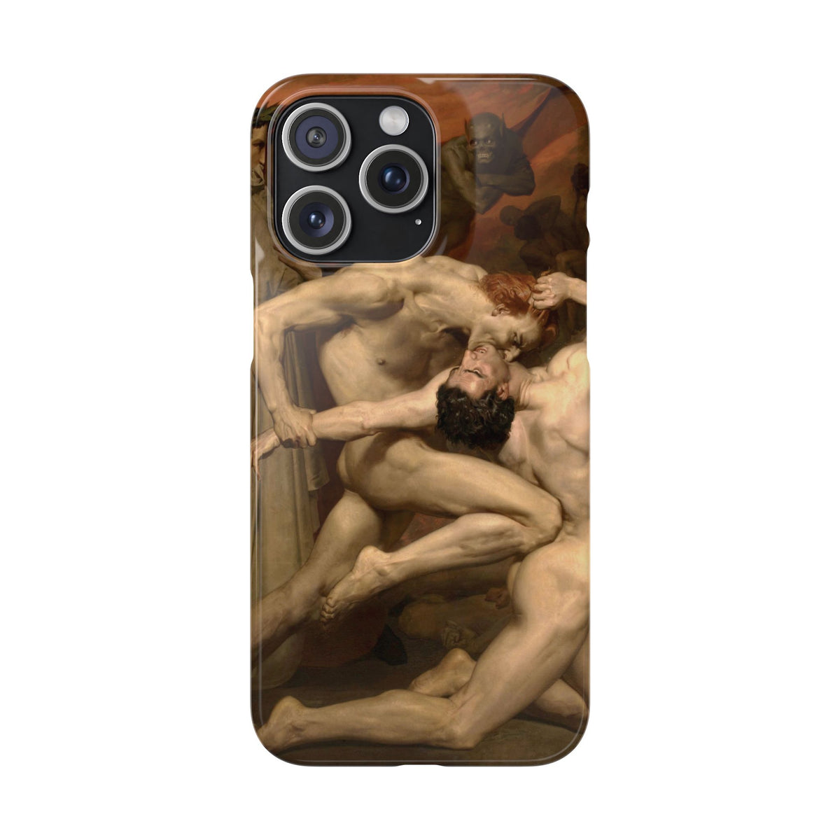 Dante and Virgile by William Bouguereau - iPhone Slim Case
