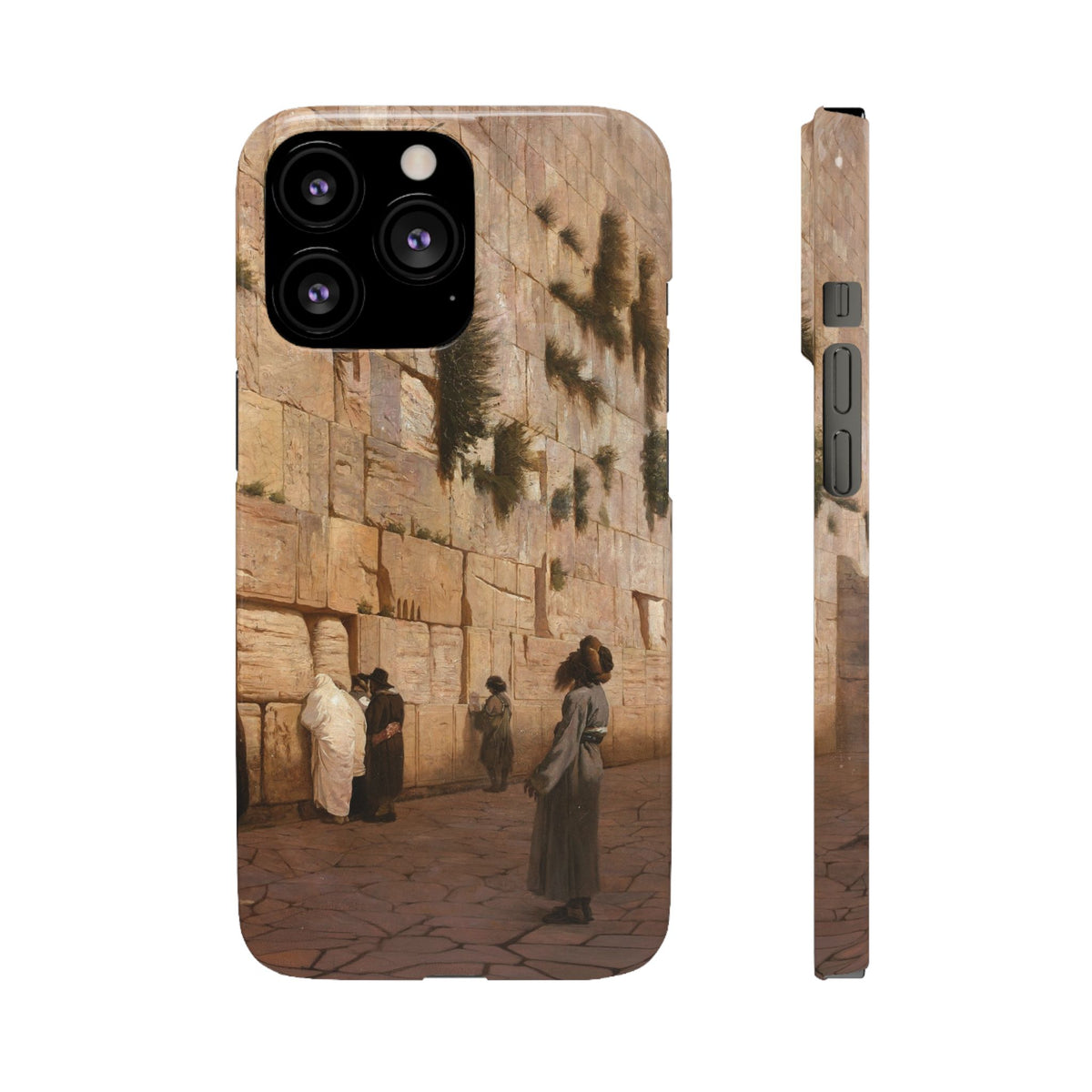 Le Mur des Lamentations by Jean-Leon Gerome - iPhone Slim Case