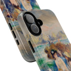 Children at the Beach at Guernsey by Pierre Auguste Renoir - iPhone Tough Case