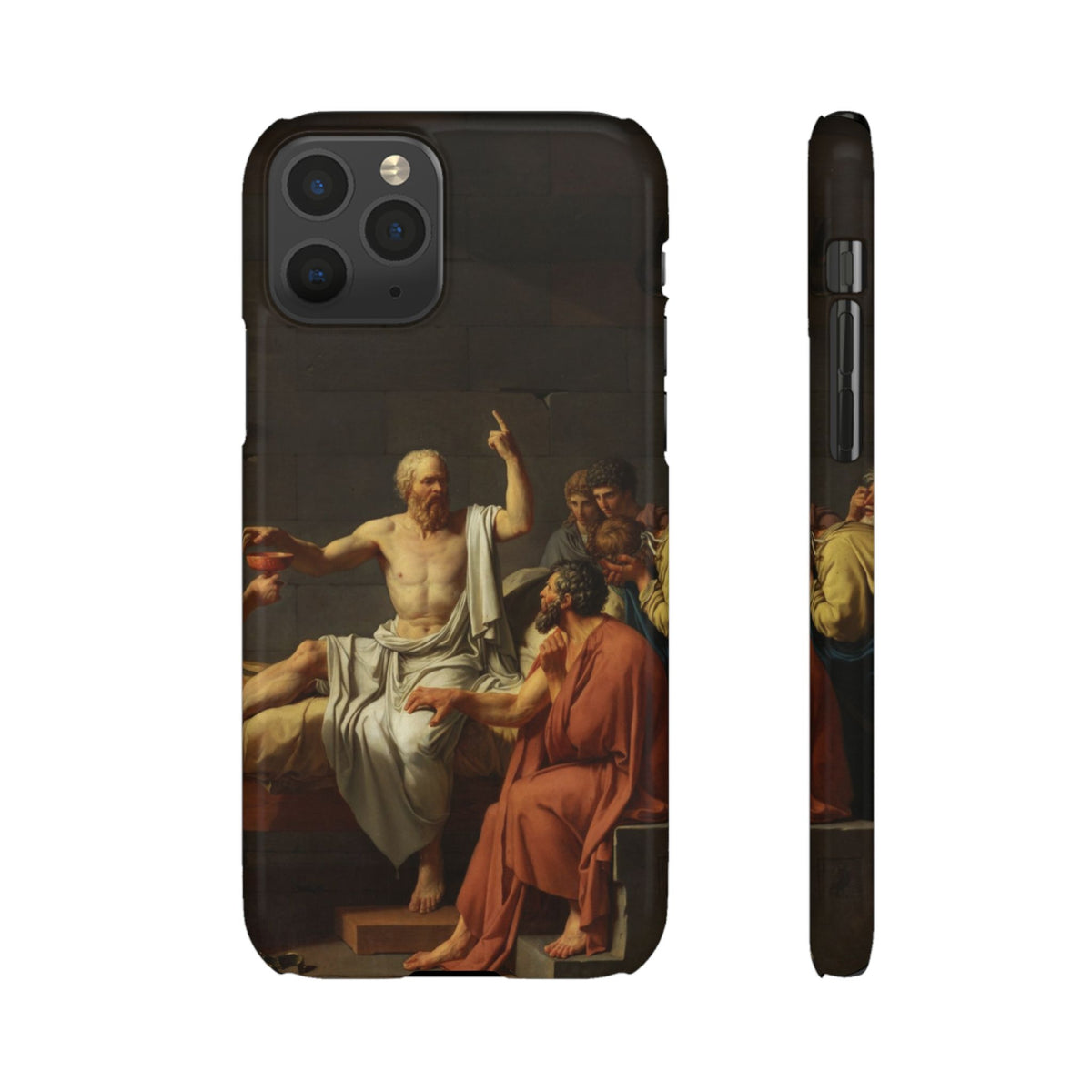 The Death of Socrates by Jacques-Louis David - iPhone Slim Case