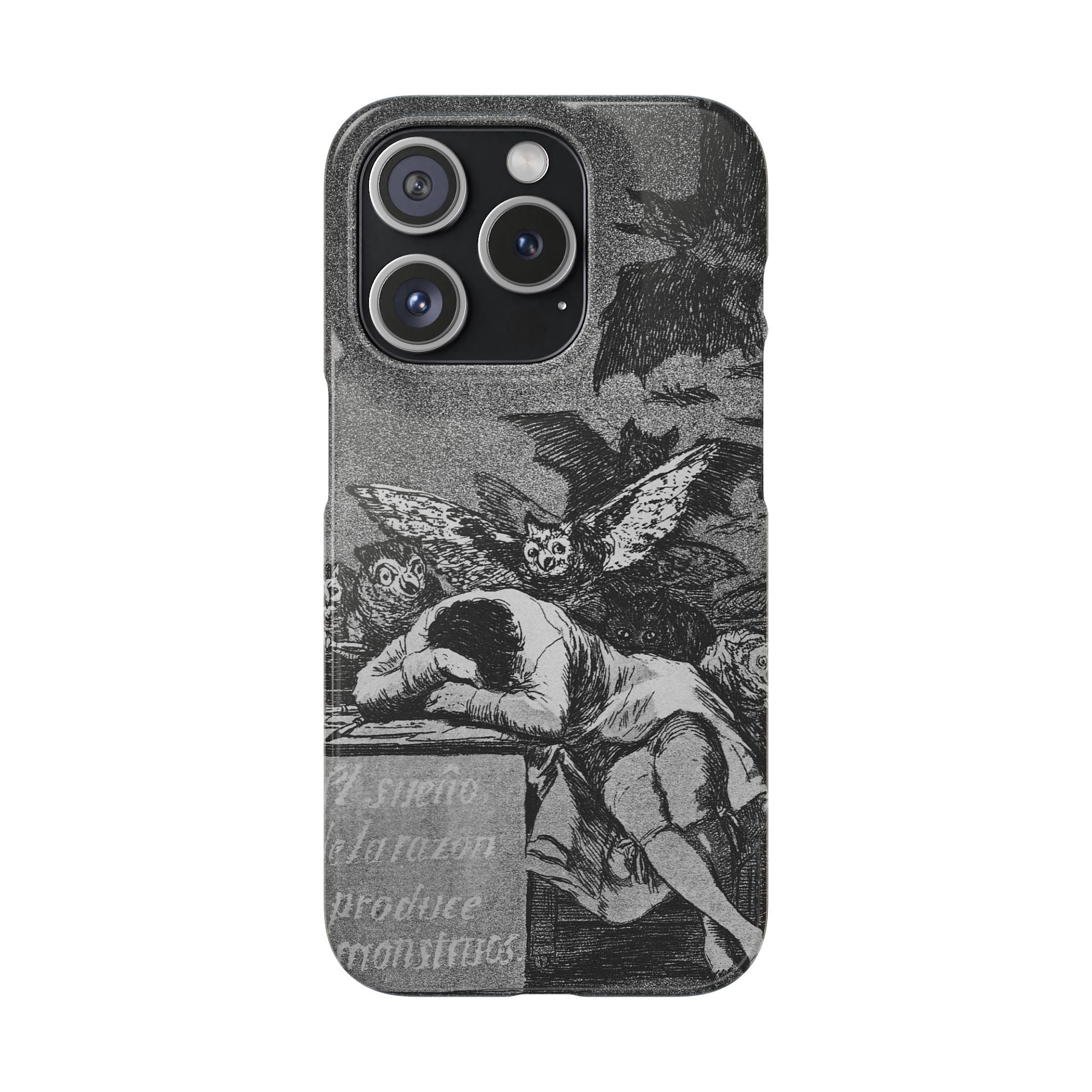 The Sleep of Reason Produces Monsters by Francisco Goya - iPhone Slim Case