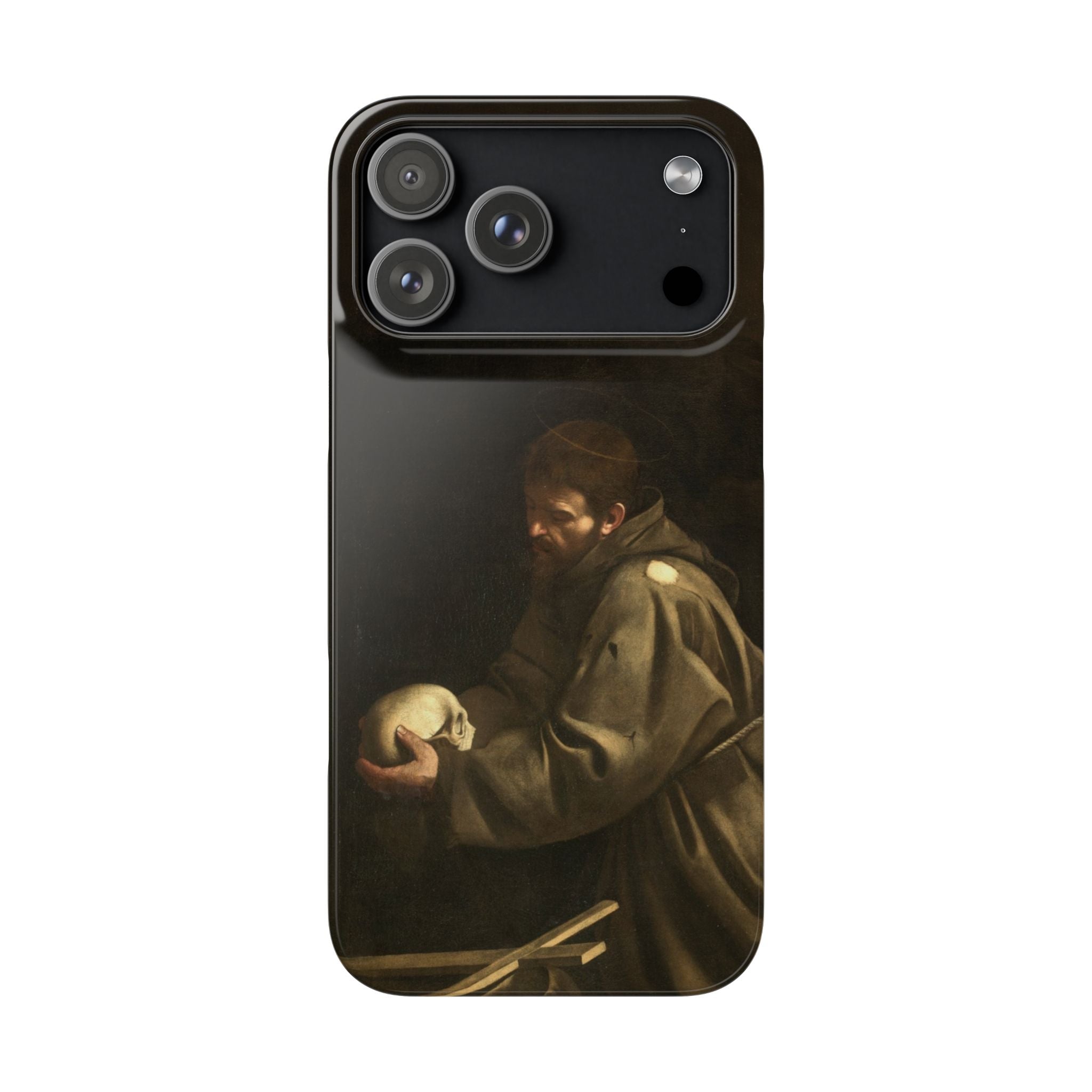 San Francesco in meditazione by Caravaggio - iPhone Slim Case