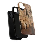 Le Mur des Lamentations by Jean-Leon Gerome - iPhone Tough Case