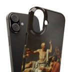 The Death of Socrates by Jacques-Louis David - iPhone Slim Case