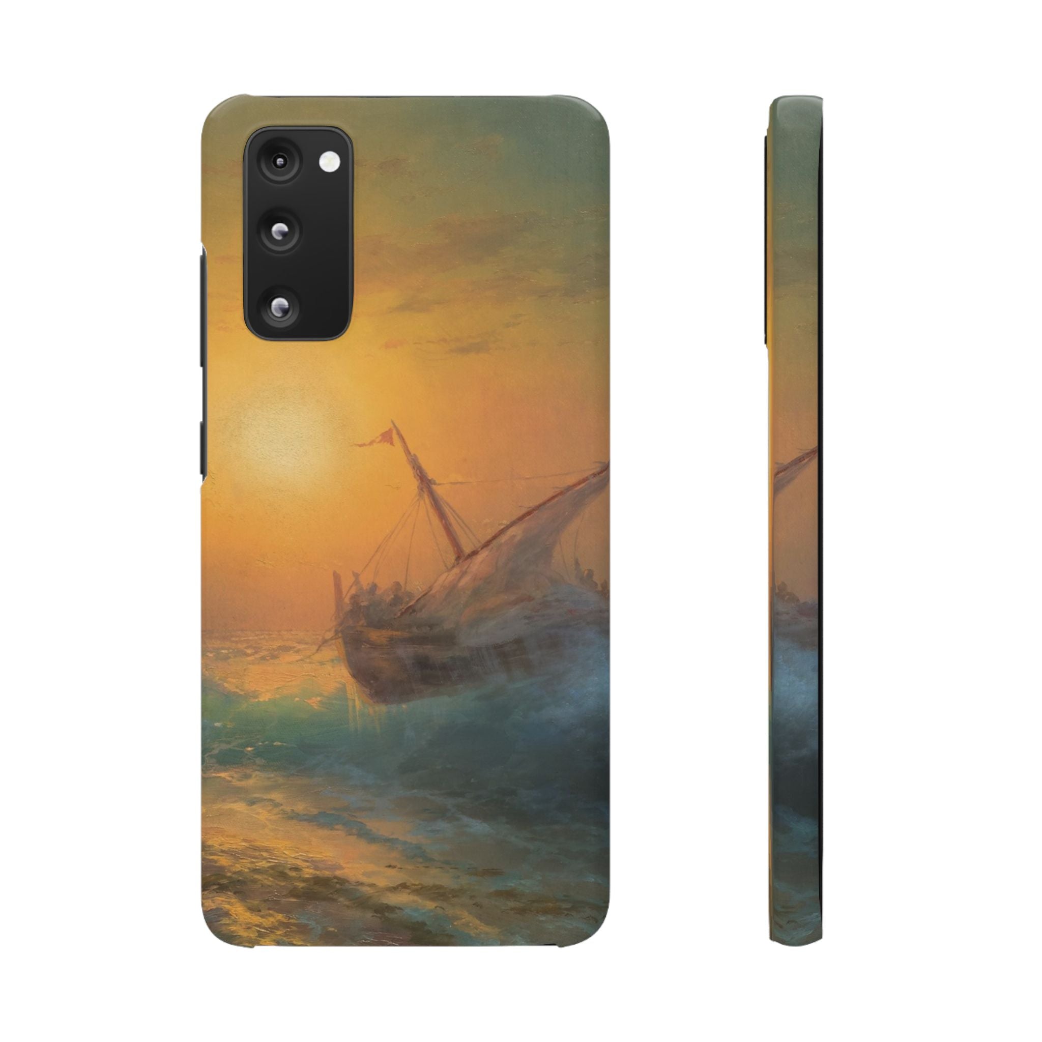 Stormy Sea at Sunset by Ivan Aivazovsky - Samsung Slim Case