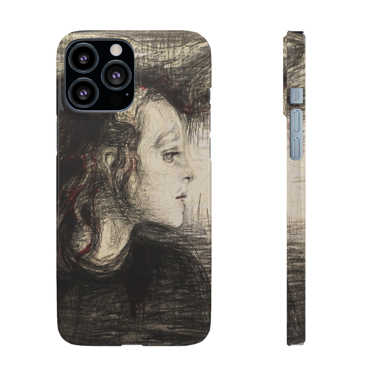 The Sick Child by Edvard Munch - iPhone Slim Case