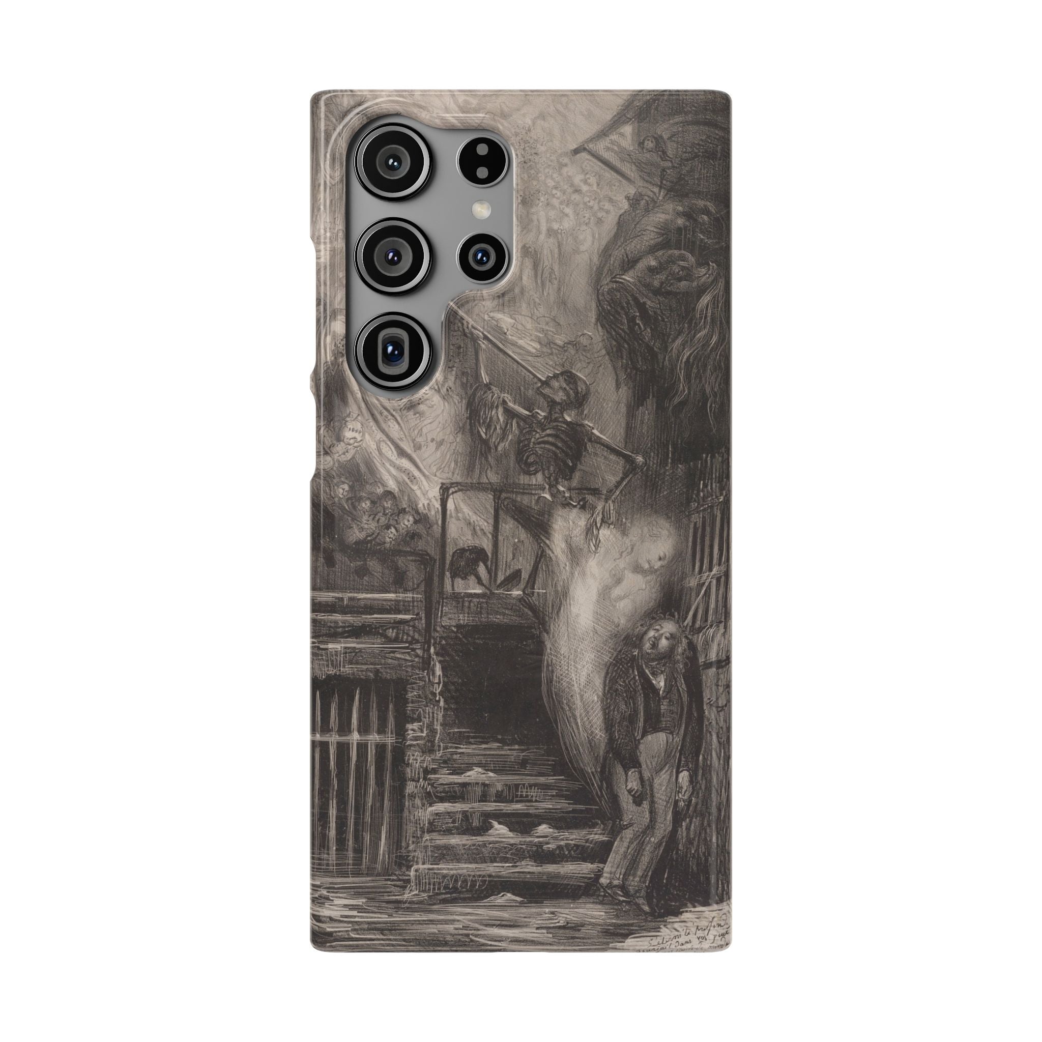 La Rue de la Vieille Lanterne (The Suicide of Gérard de Nerval) by Gustave Doré - Samsung Slim Case